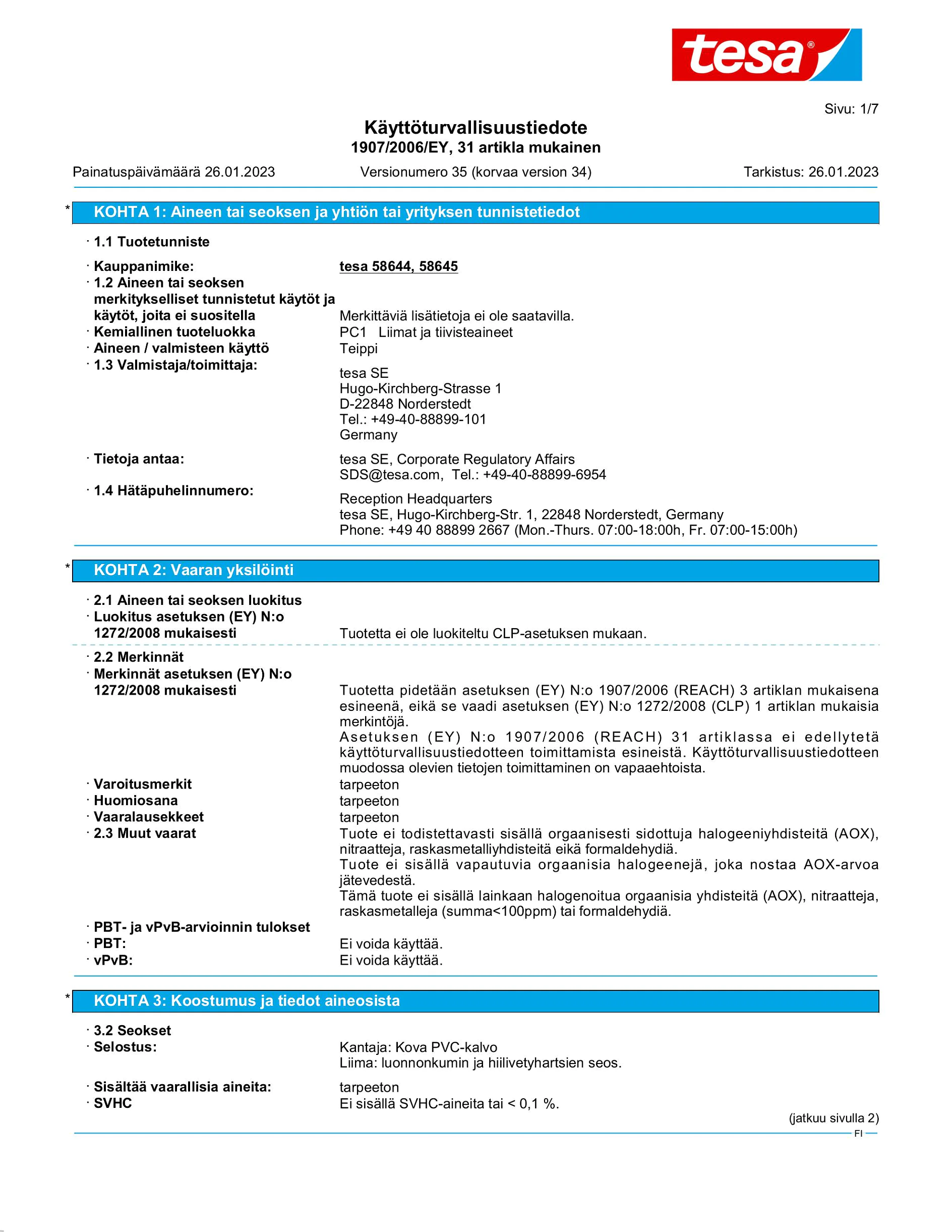 Safety data sheet_tesapack® 4124PVC30_fi-FI_v35