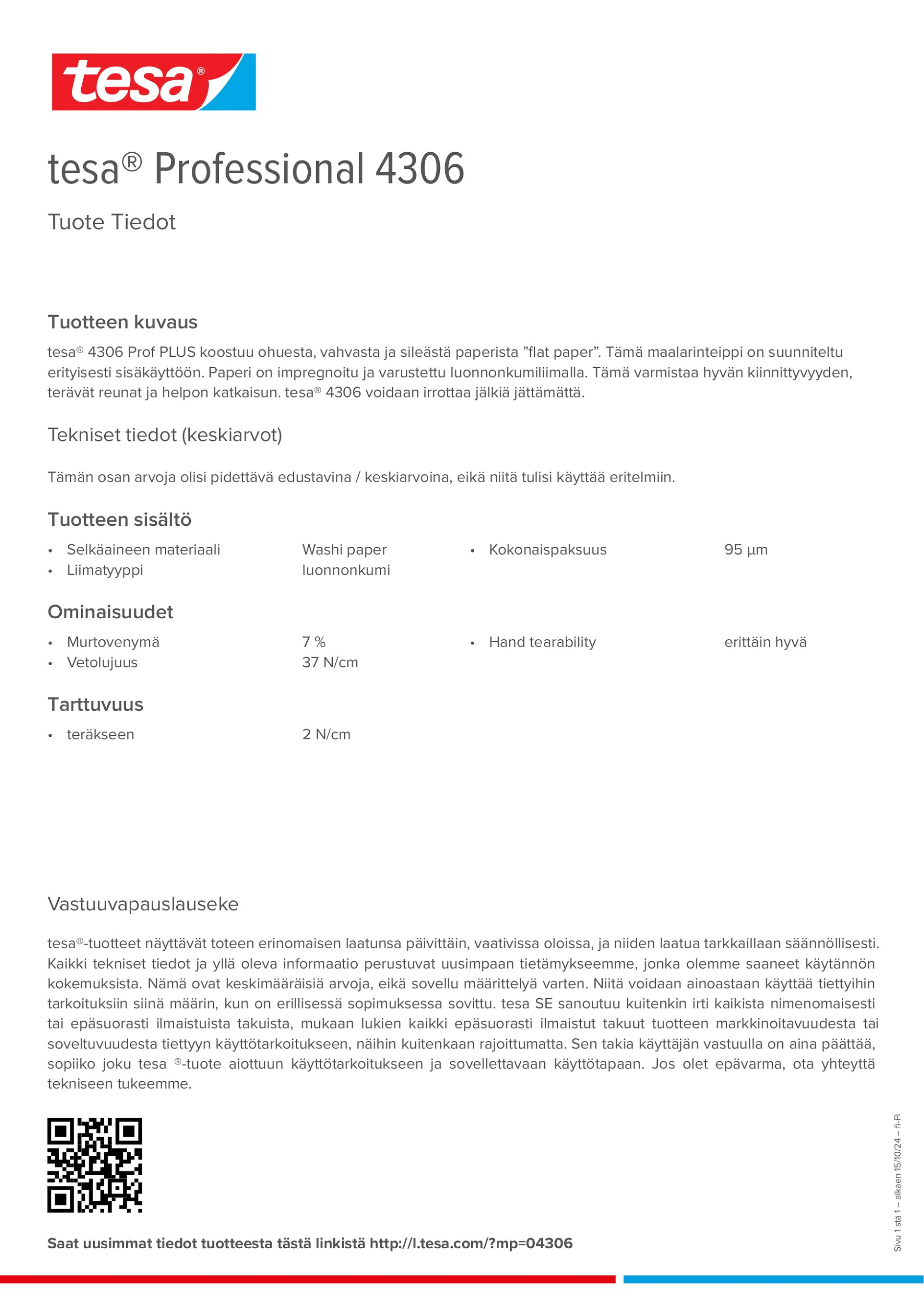 Product information_tesa® Professional 04306_fi-FI