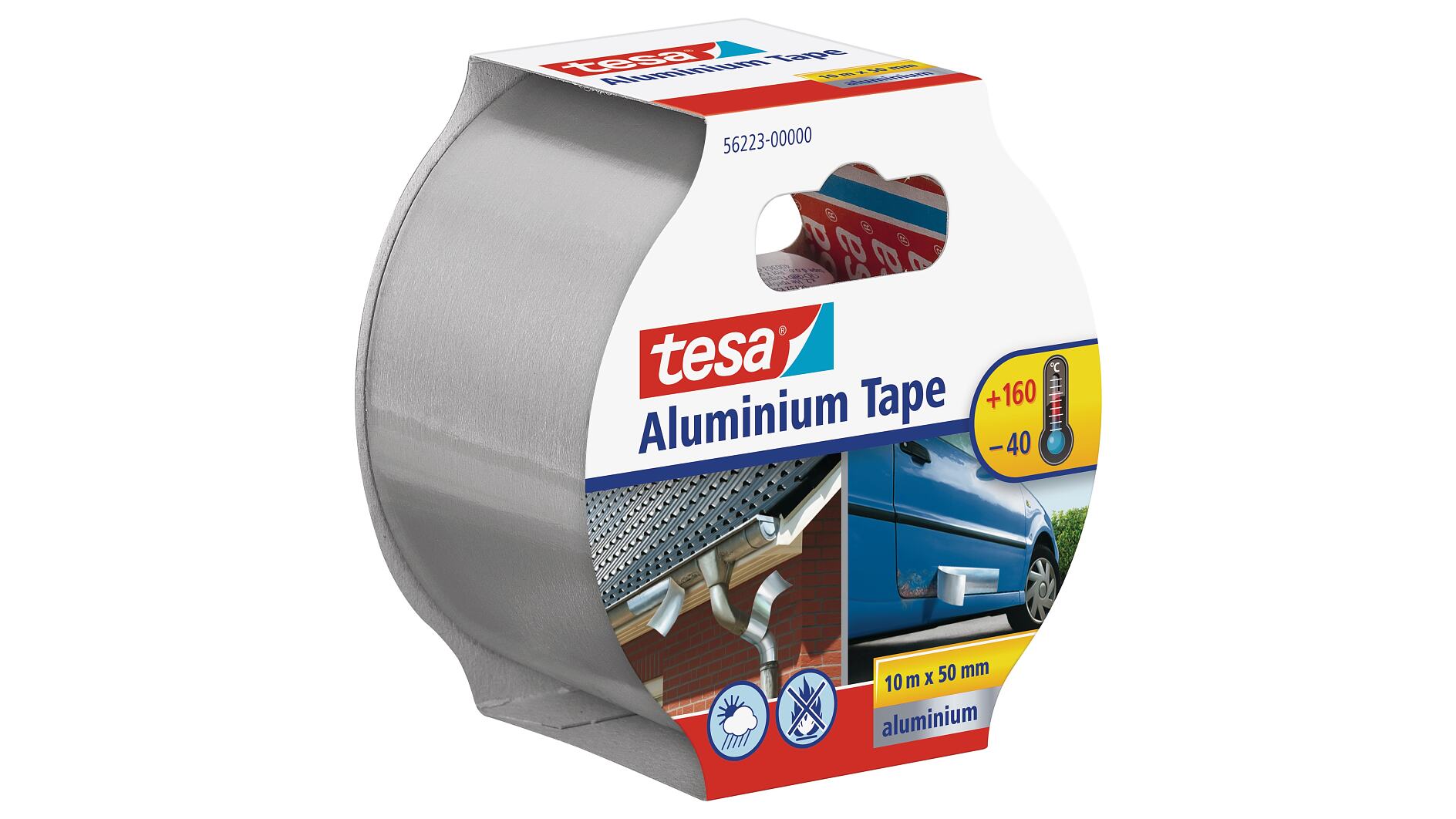 Ruban adhésif aluminium Tesa pour surfaces chaudes