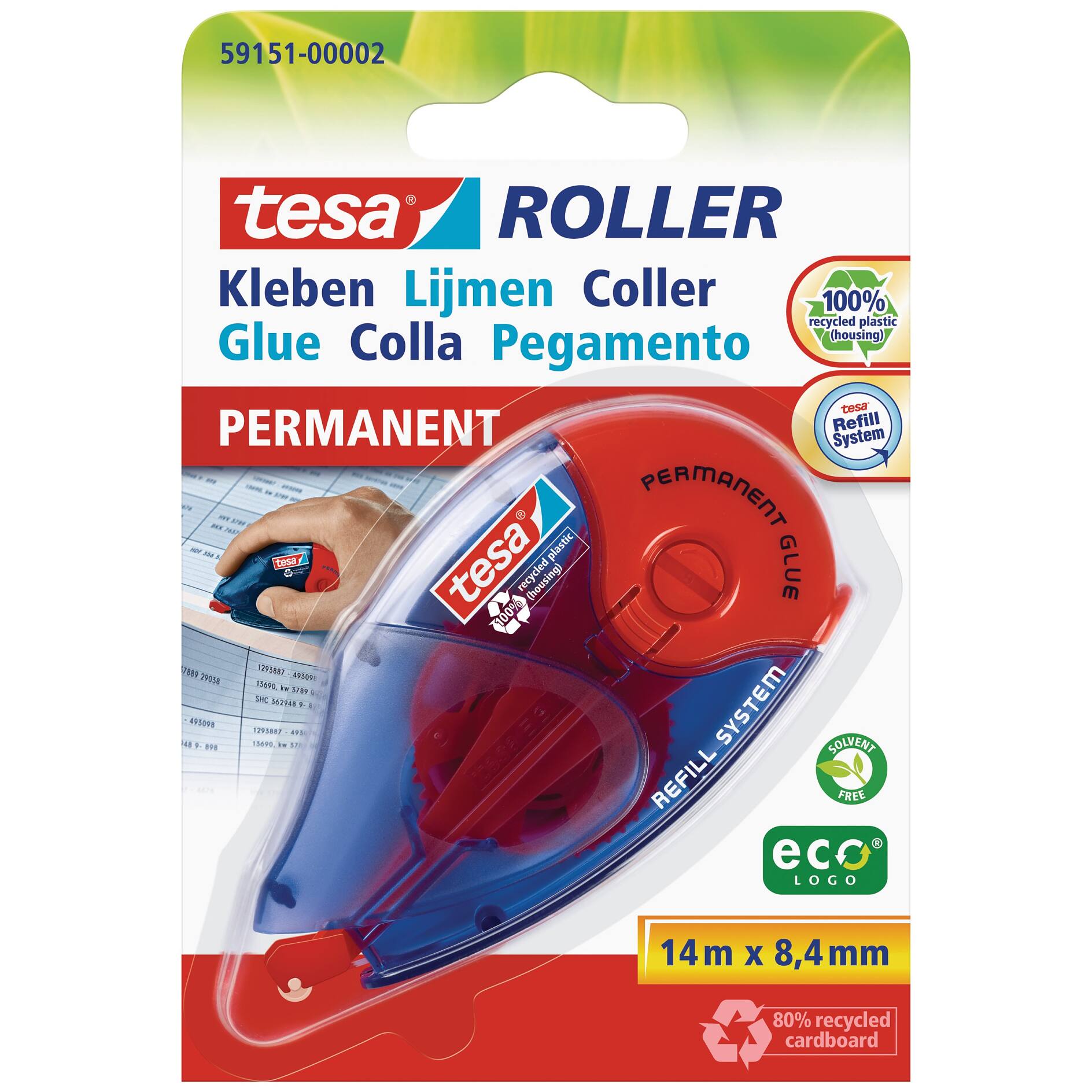 ROLLER COLLE PERMANENT 8MMX7M