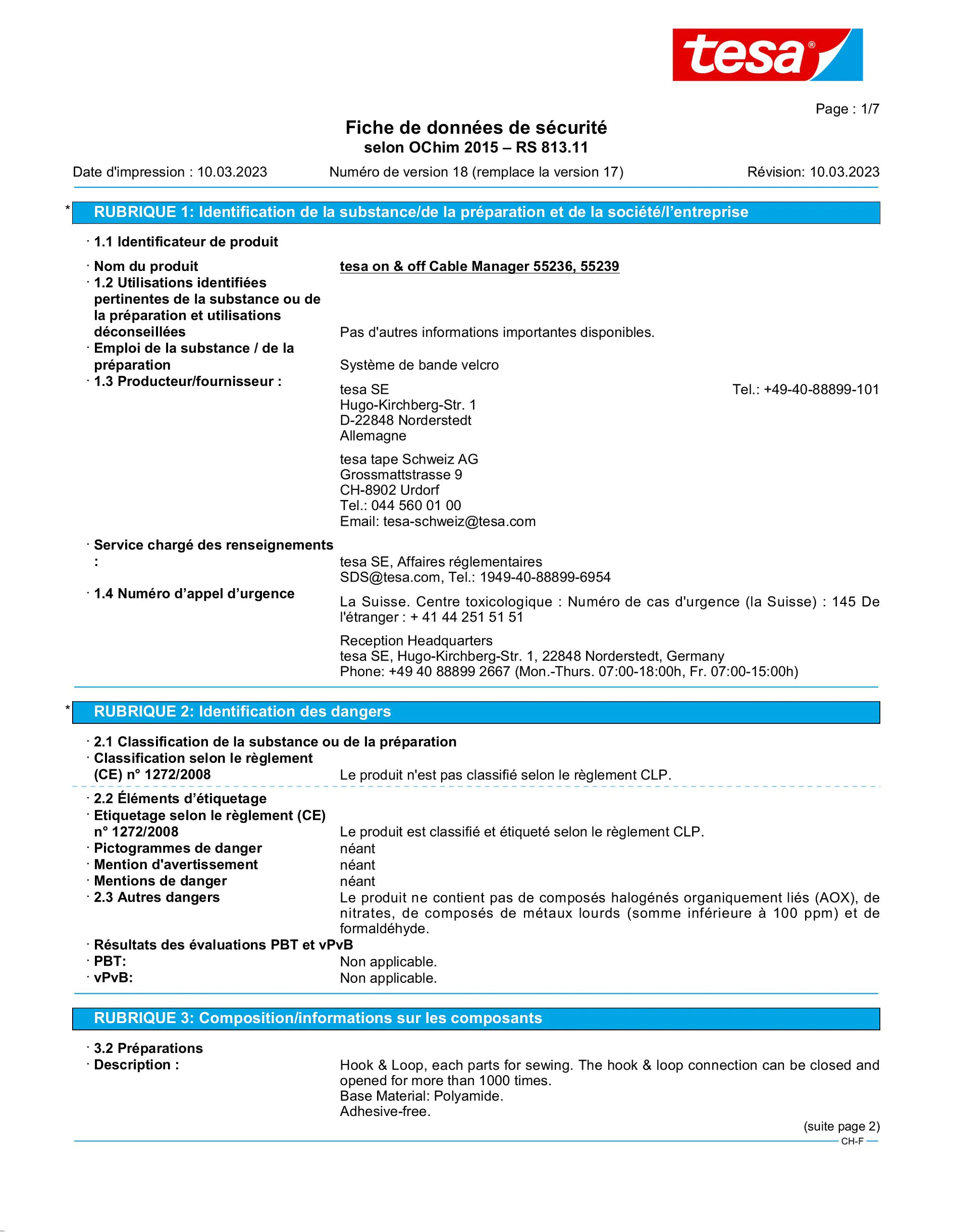 Safety data sheet_tesa® On & Off 55236_fr-CH_v18