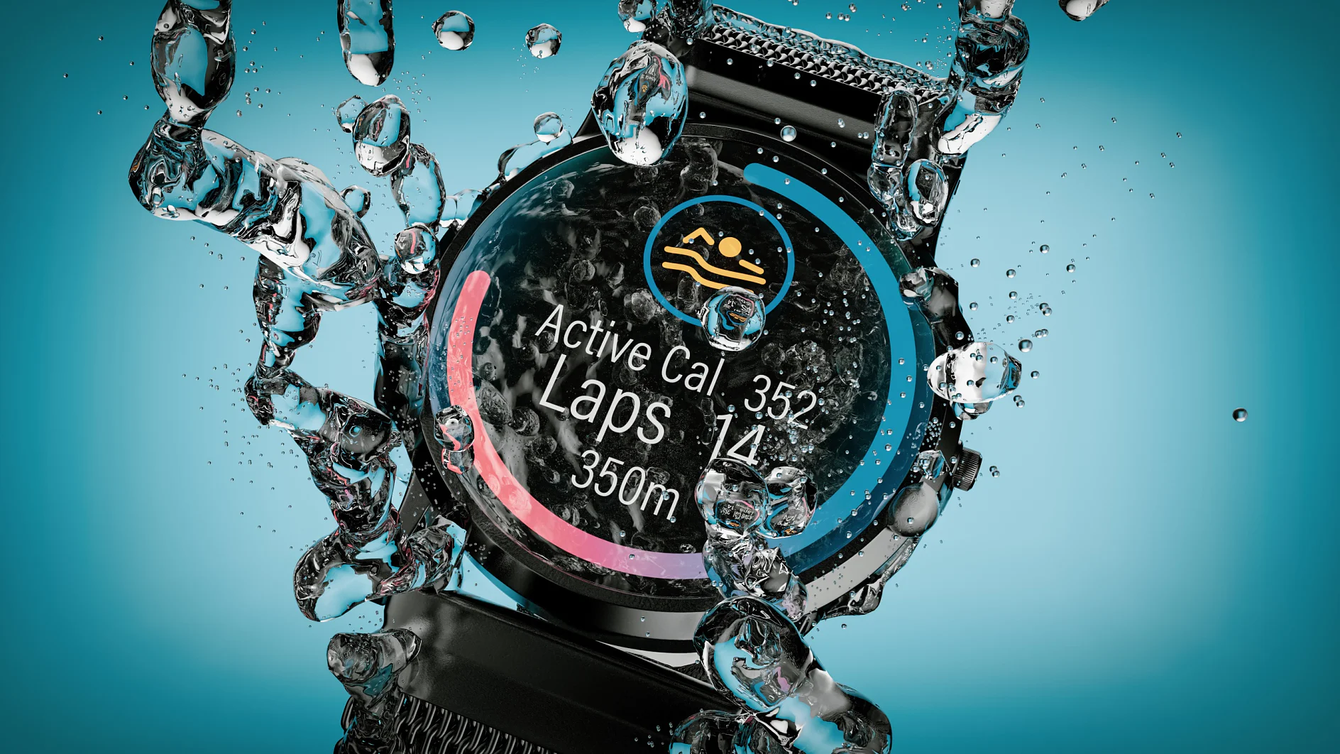 tesa_Electronics_Smartwatch-avec-gouttes-d'eau