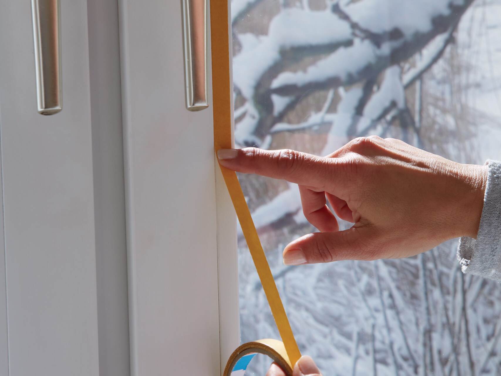 Film Isolant Fenêtre,Film de survitrage Thermo Cover Transparent d'hiver  Anti Froid Coupe-Vent Imperméable pour Fenêtre Maison Bureau Magasin (W 60  x