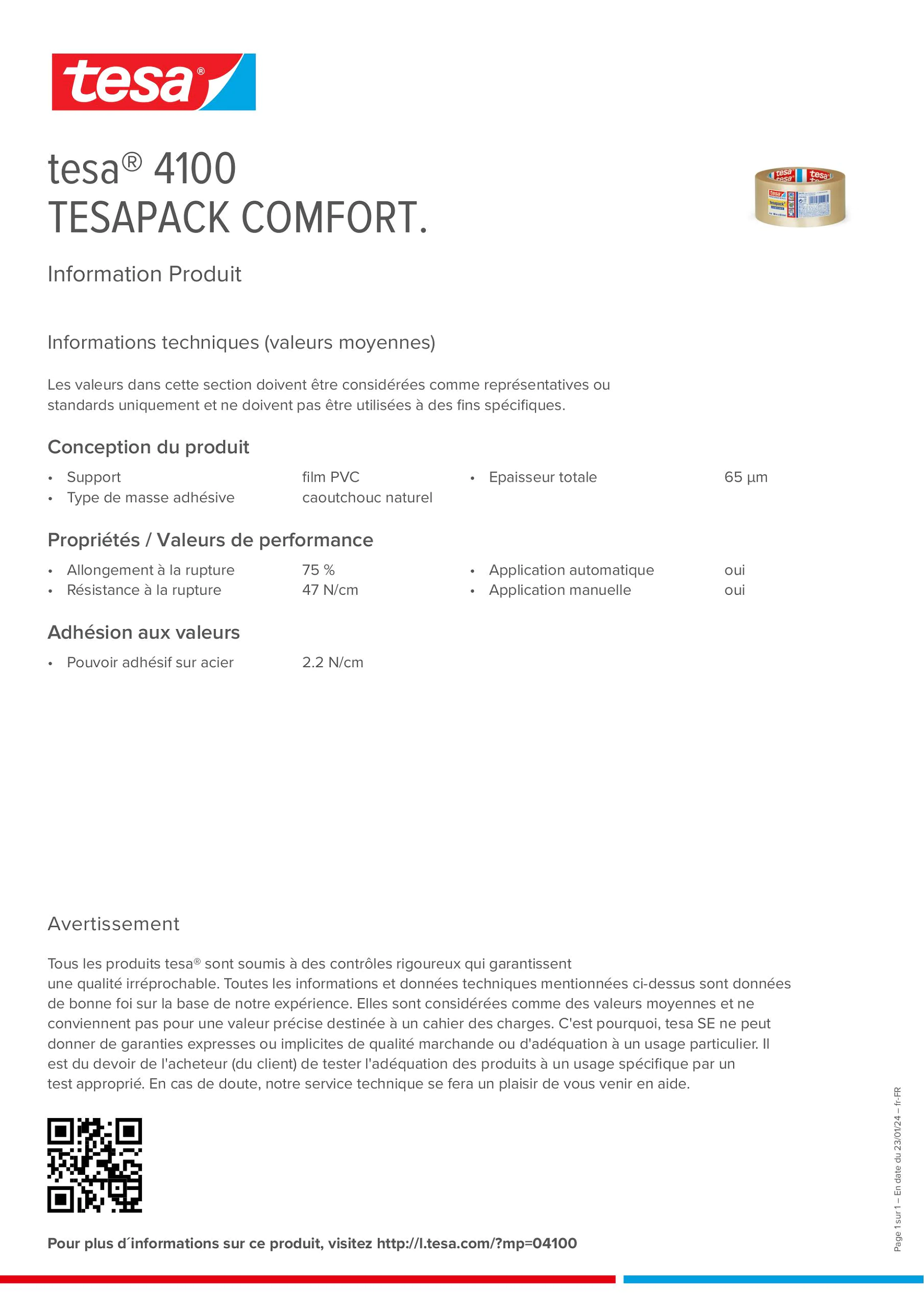 Product information_tesa® 04100_fr-FR