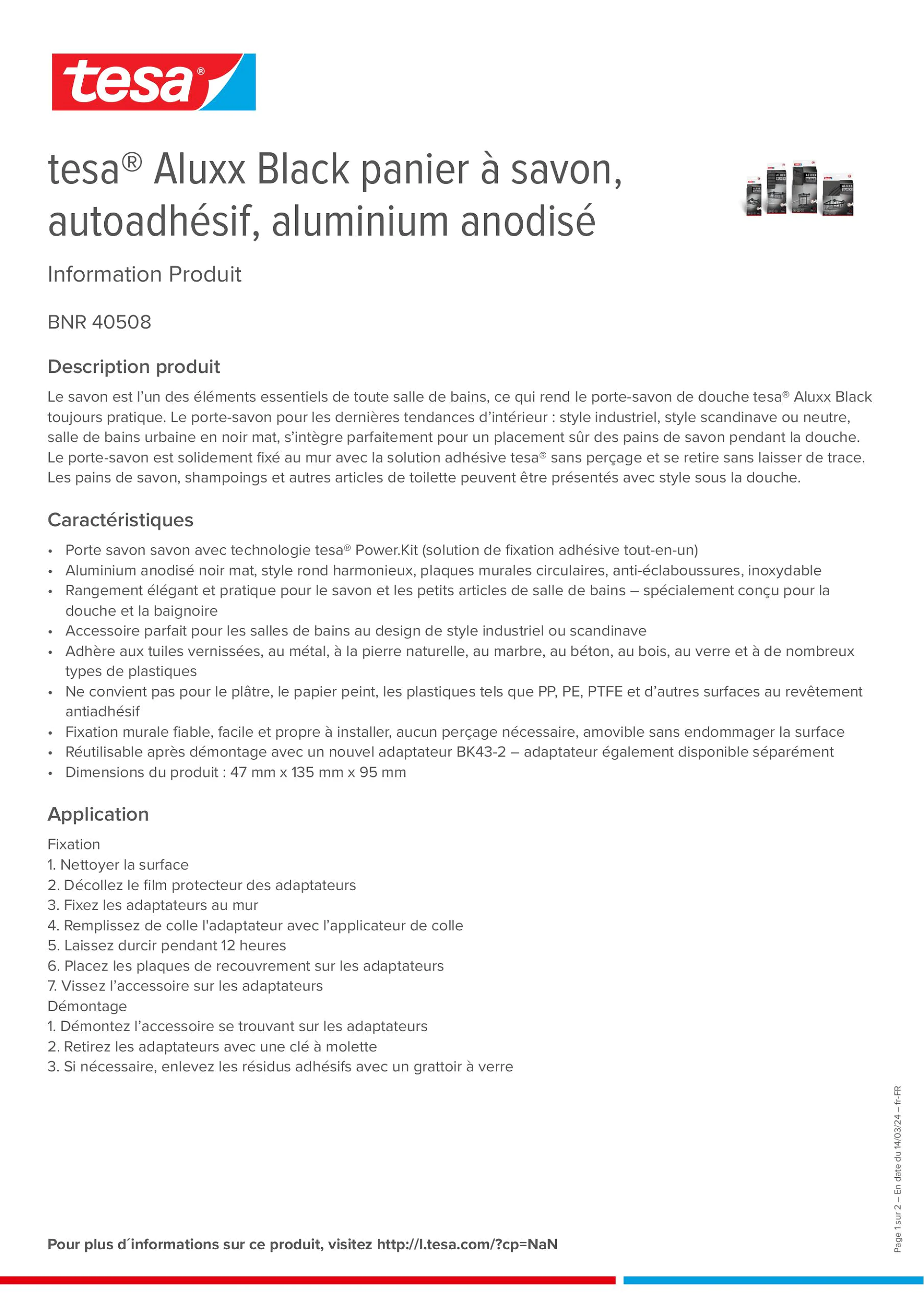 Product information_tesa® 40508_fr-FR