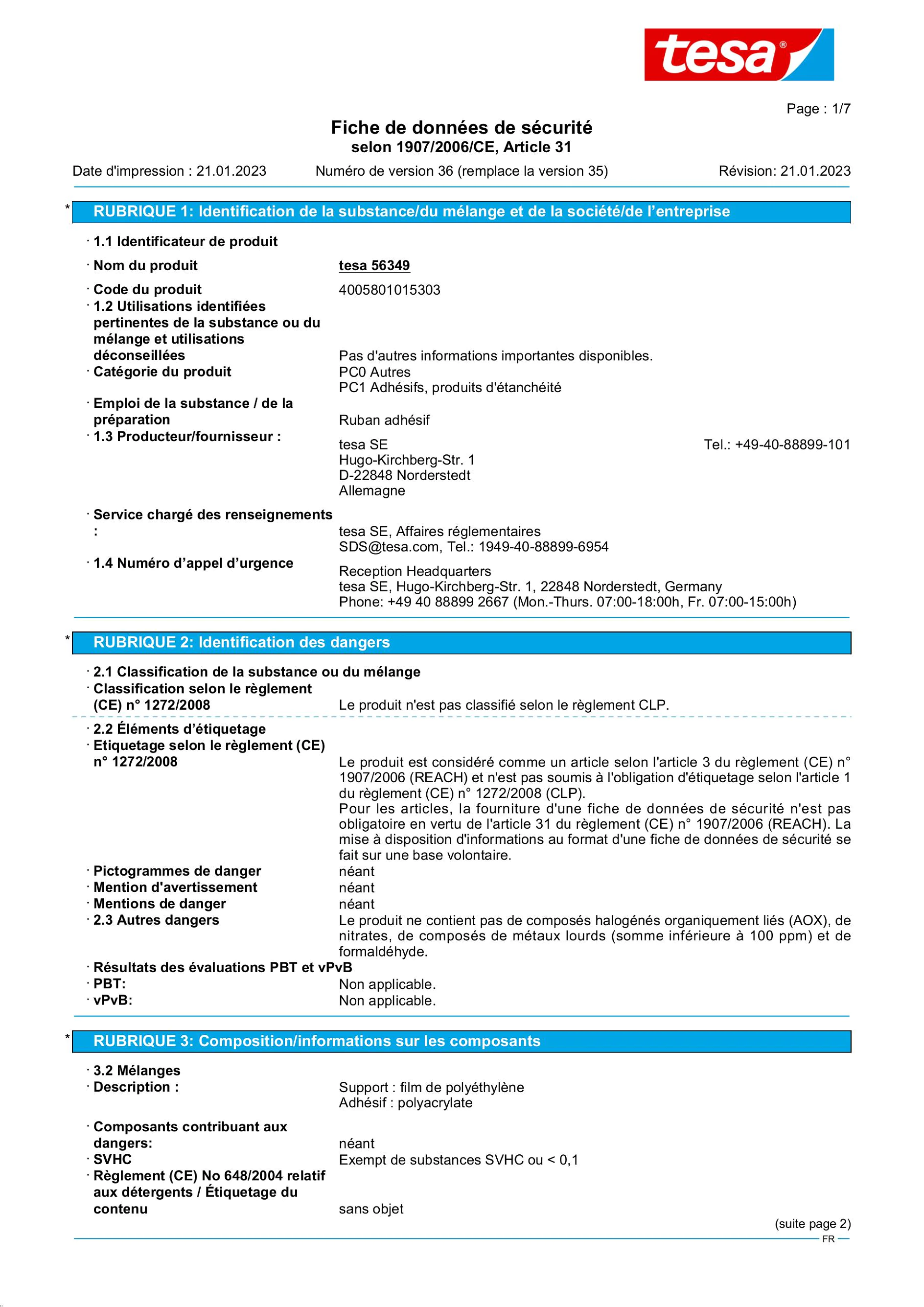 Safety data sheet_tesa® extra Power 56349_fr-FR_v36