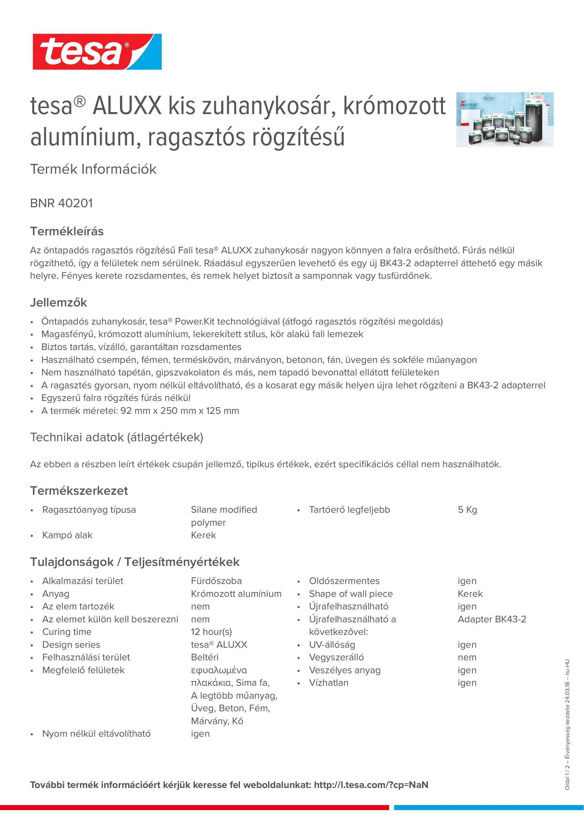 Product information_tesa® 40201_hu-HU