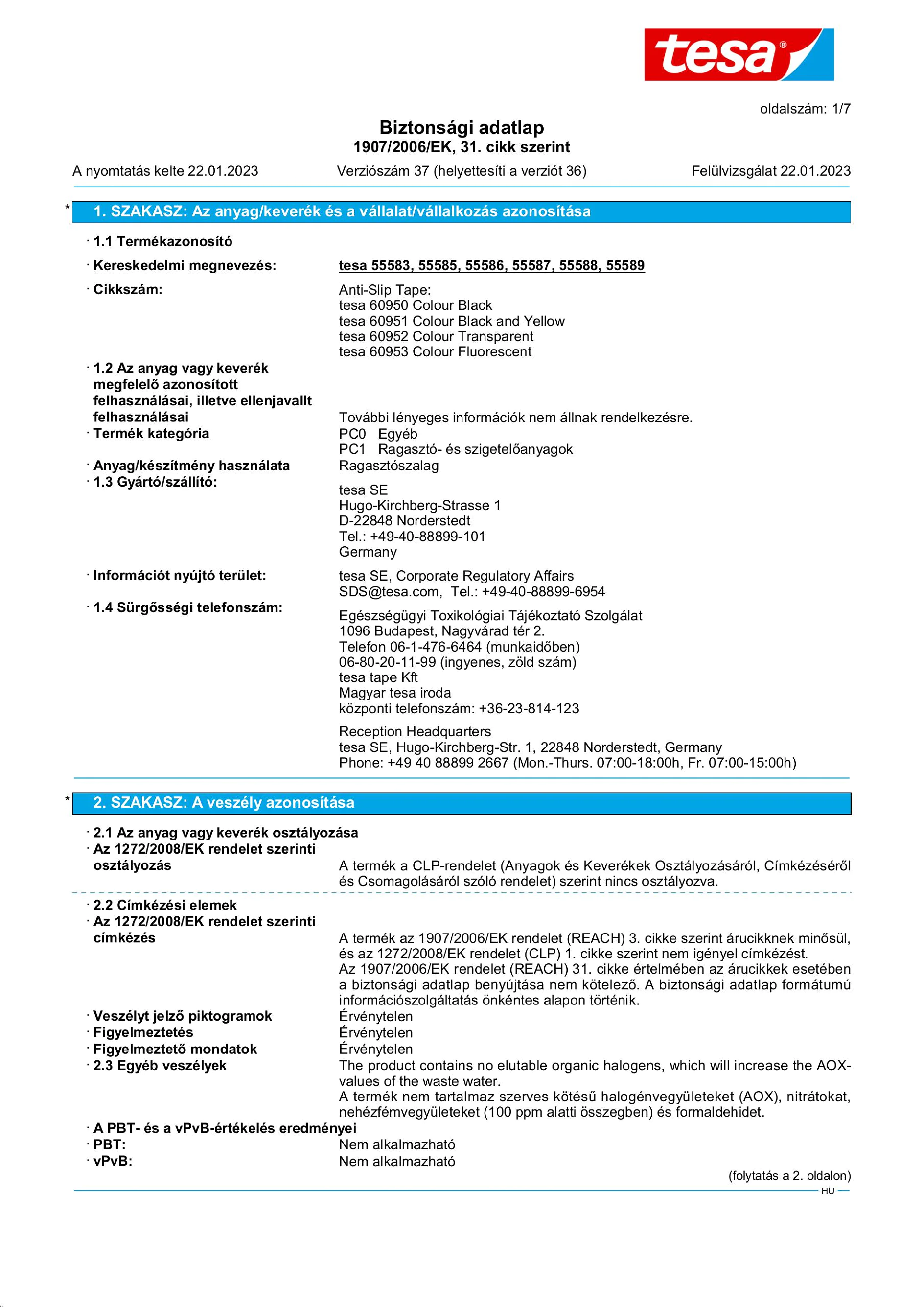 Safety data sheet_tesa® 55586_hu-HU_v37