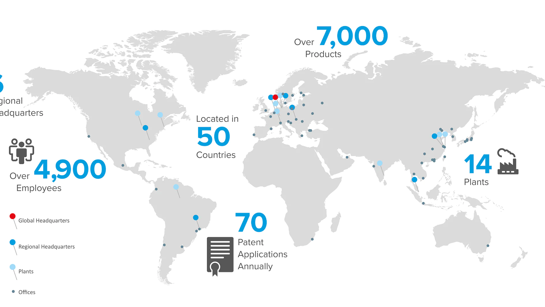 tesa Map: Your Global Partner