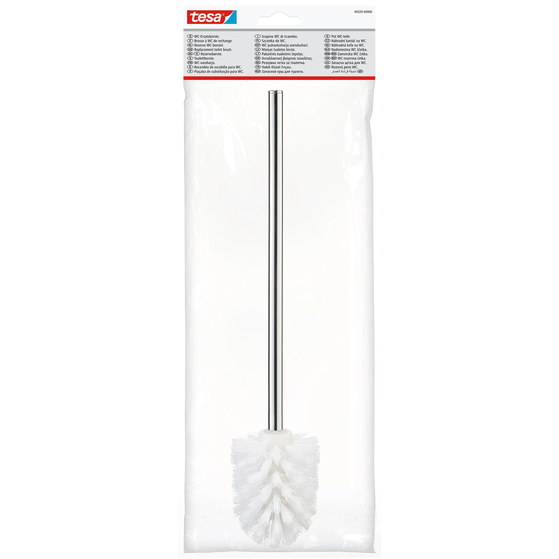 [en-en] tesa Spare Toilet Brush White