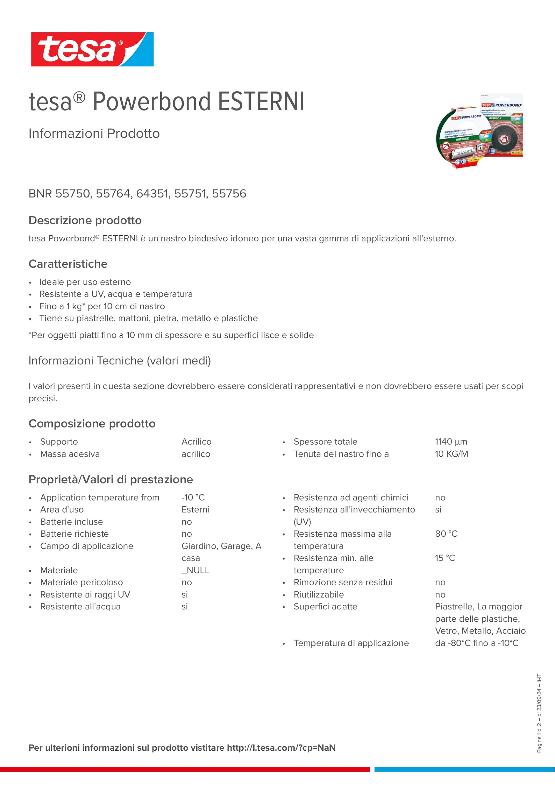 Product information_tesa® Powerbond 55751_it-IT