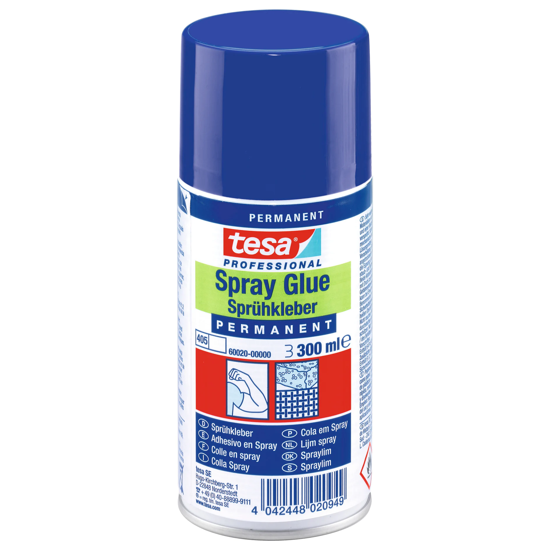 [en-en] tesa Professional Spray Glue Permanent LI000