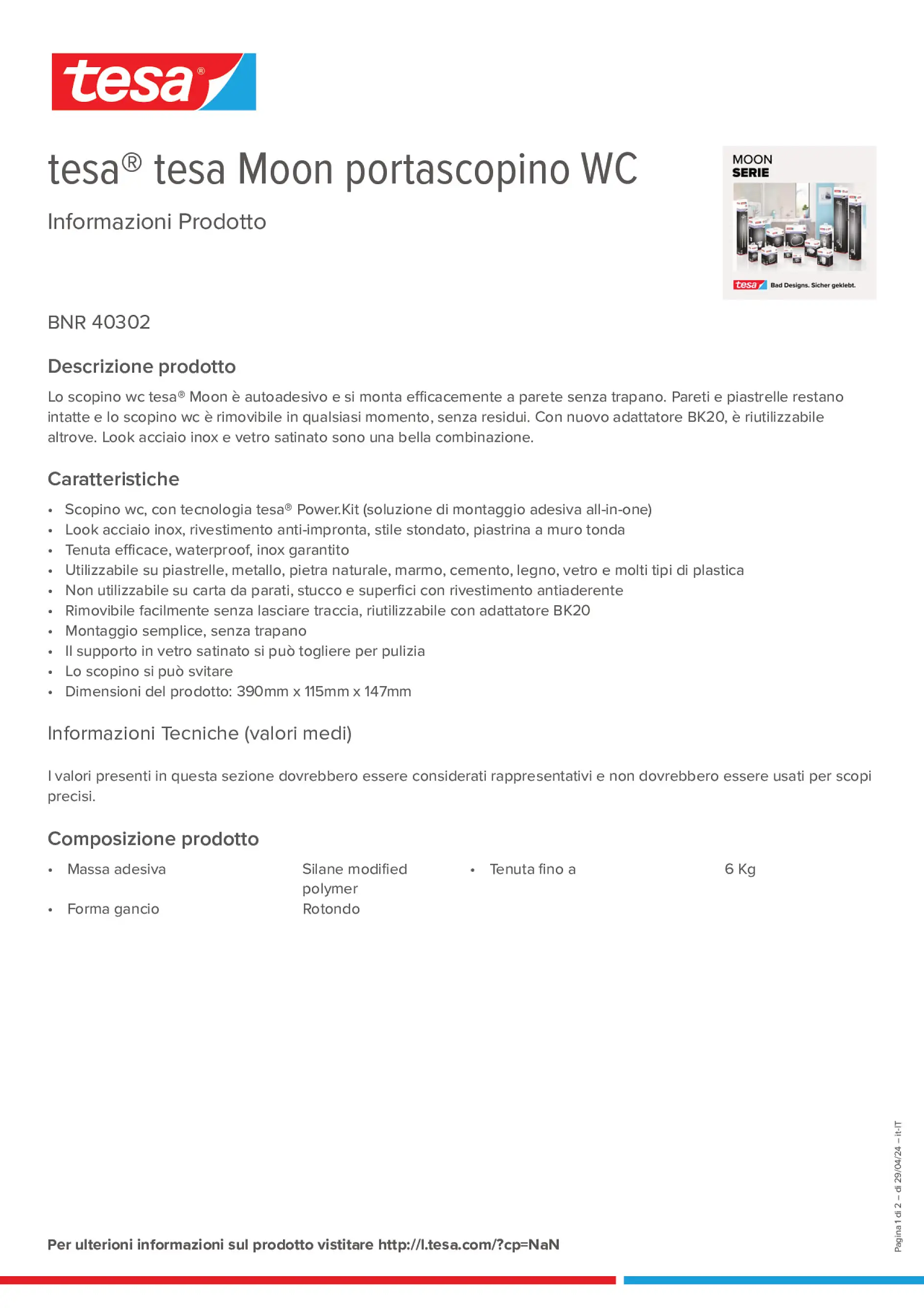 Product information_tesa® 40302_it-IT