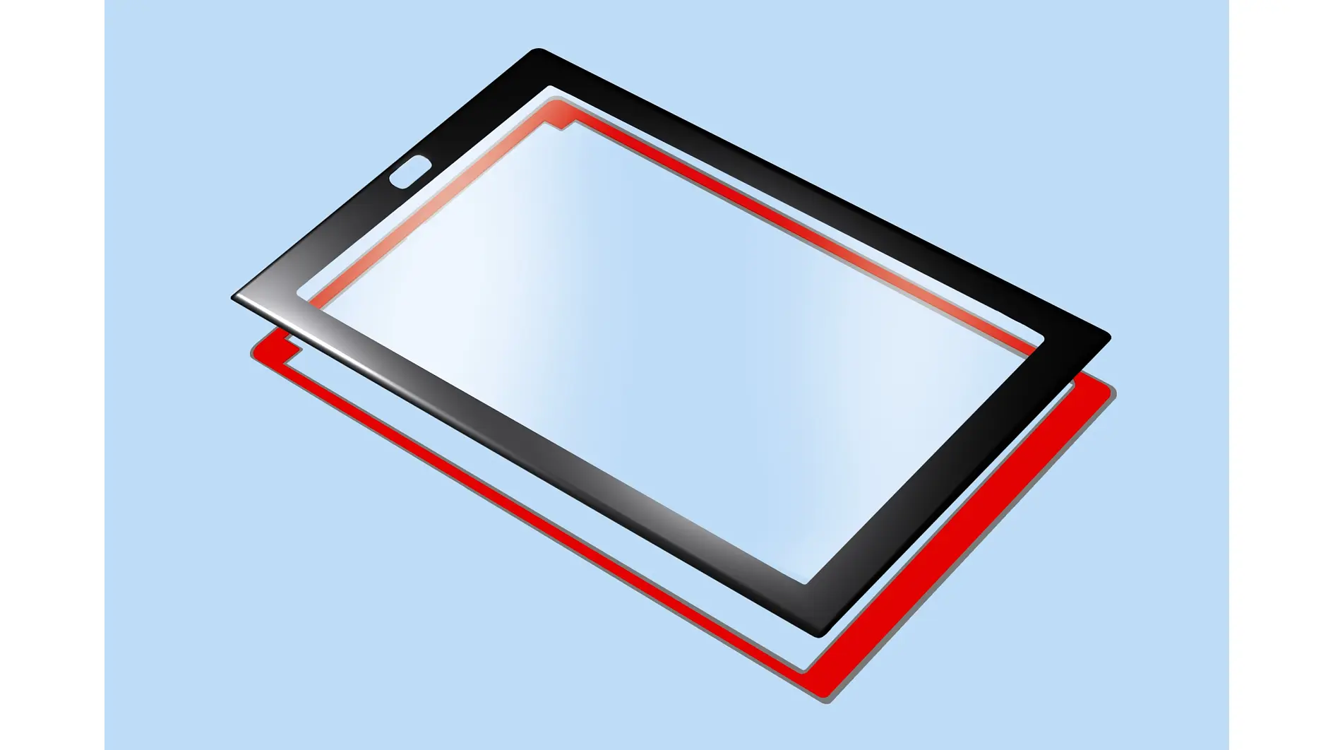 tesa-electronics-tablet-montatura lenti-illustrazione