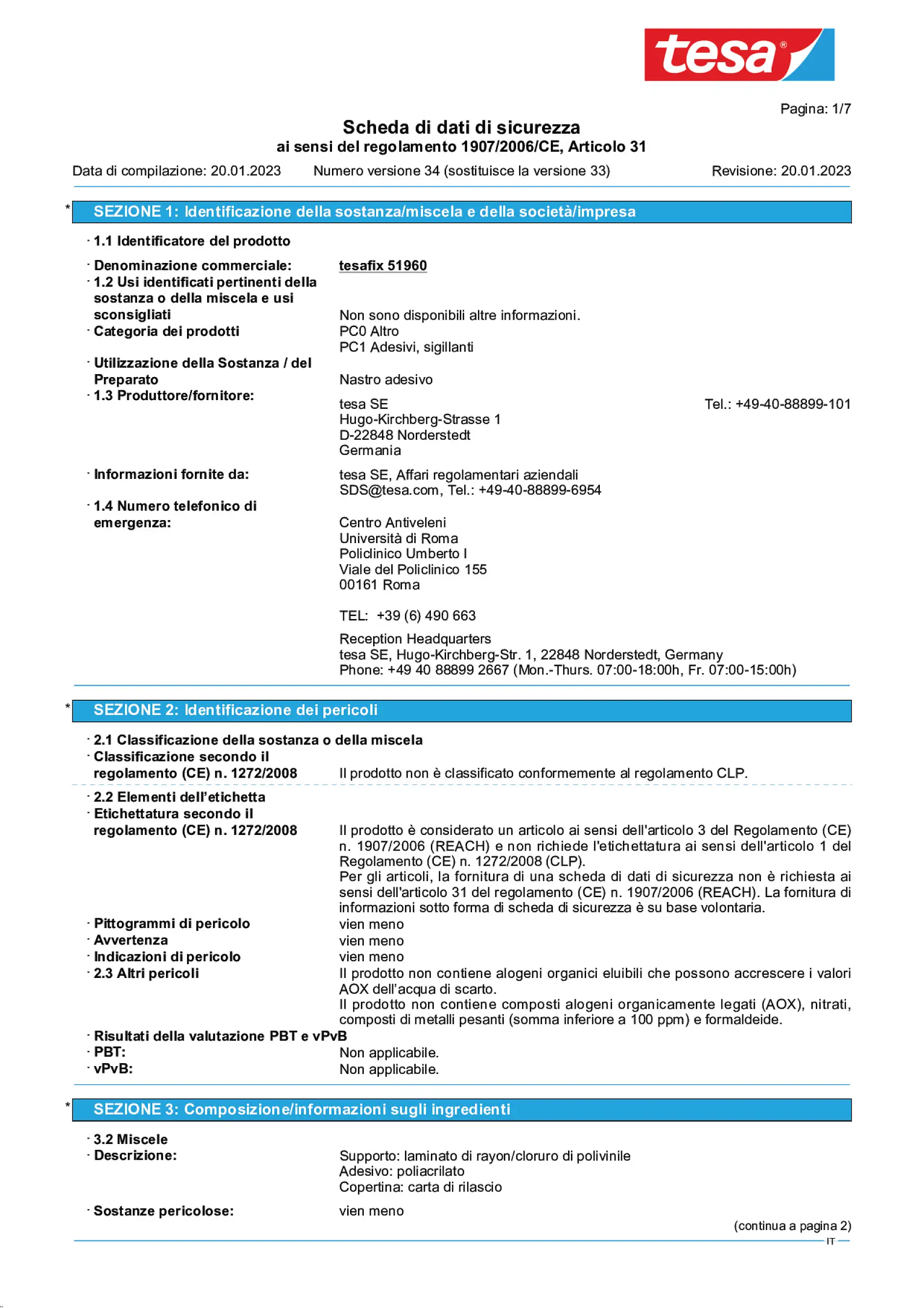 Safety data sheet_tesa® 51960_it-IT_v34