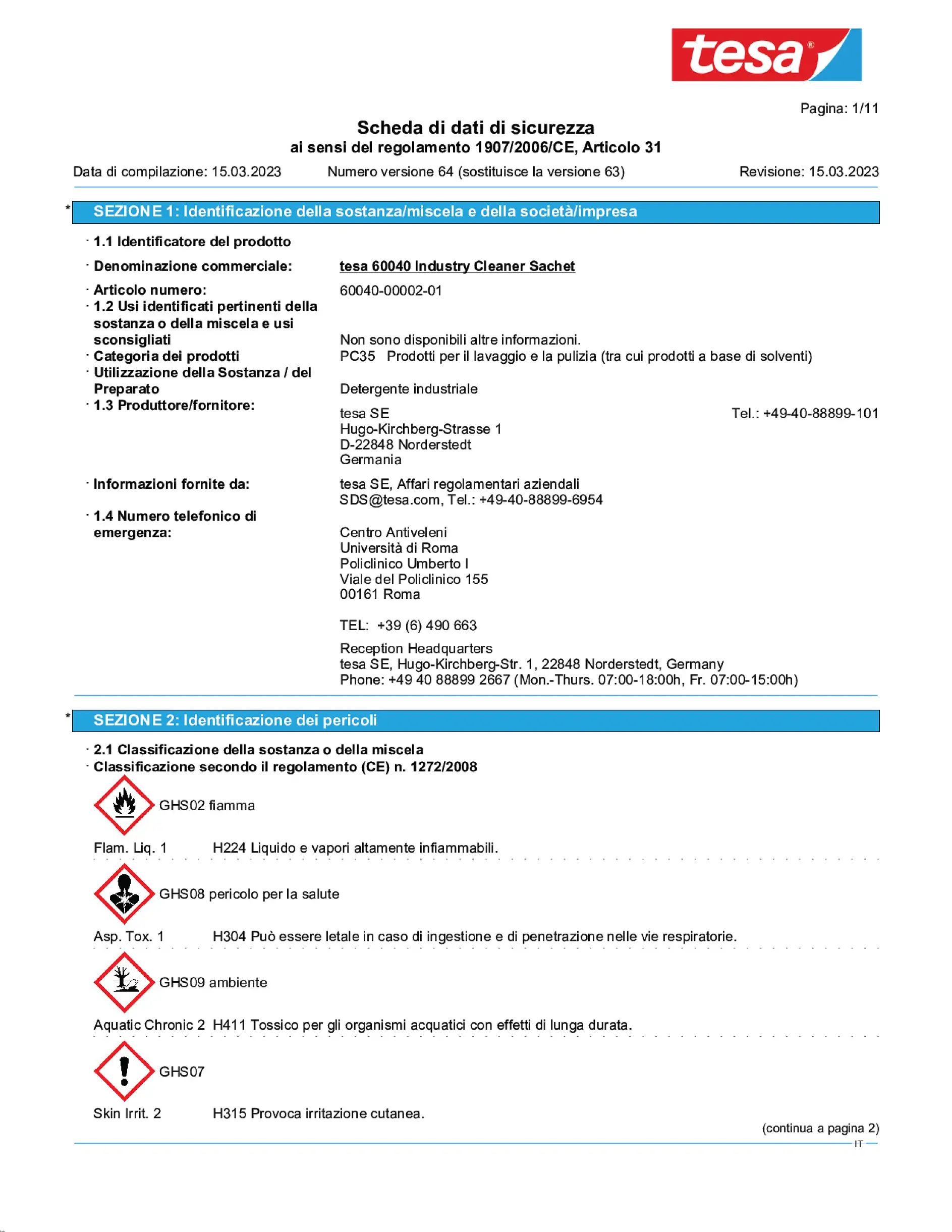 Safety data sheet_tesa® 60040_it-IT_v64