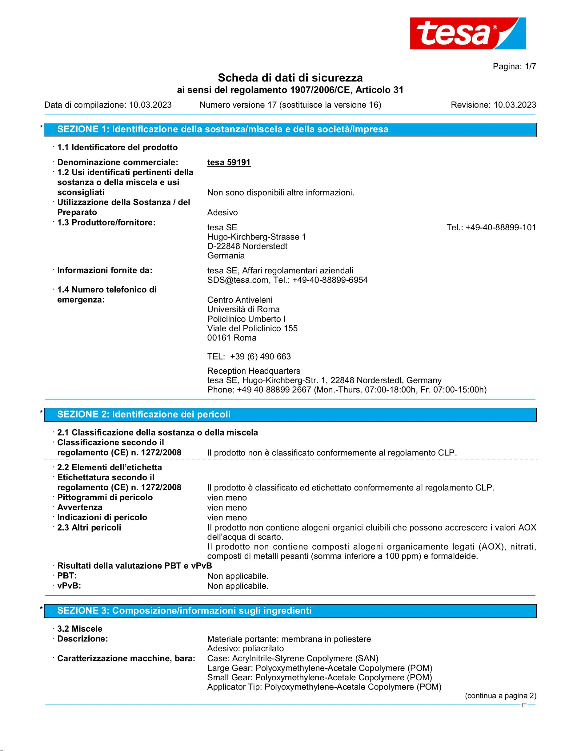 Safety data sheet_tesa® 59191_it-IT_v17