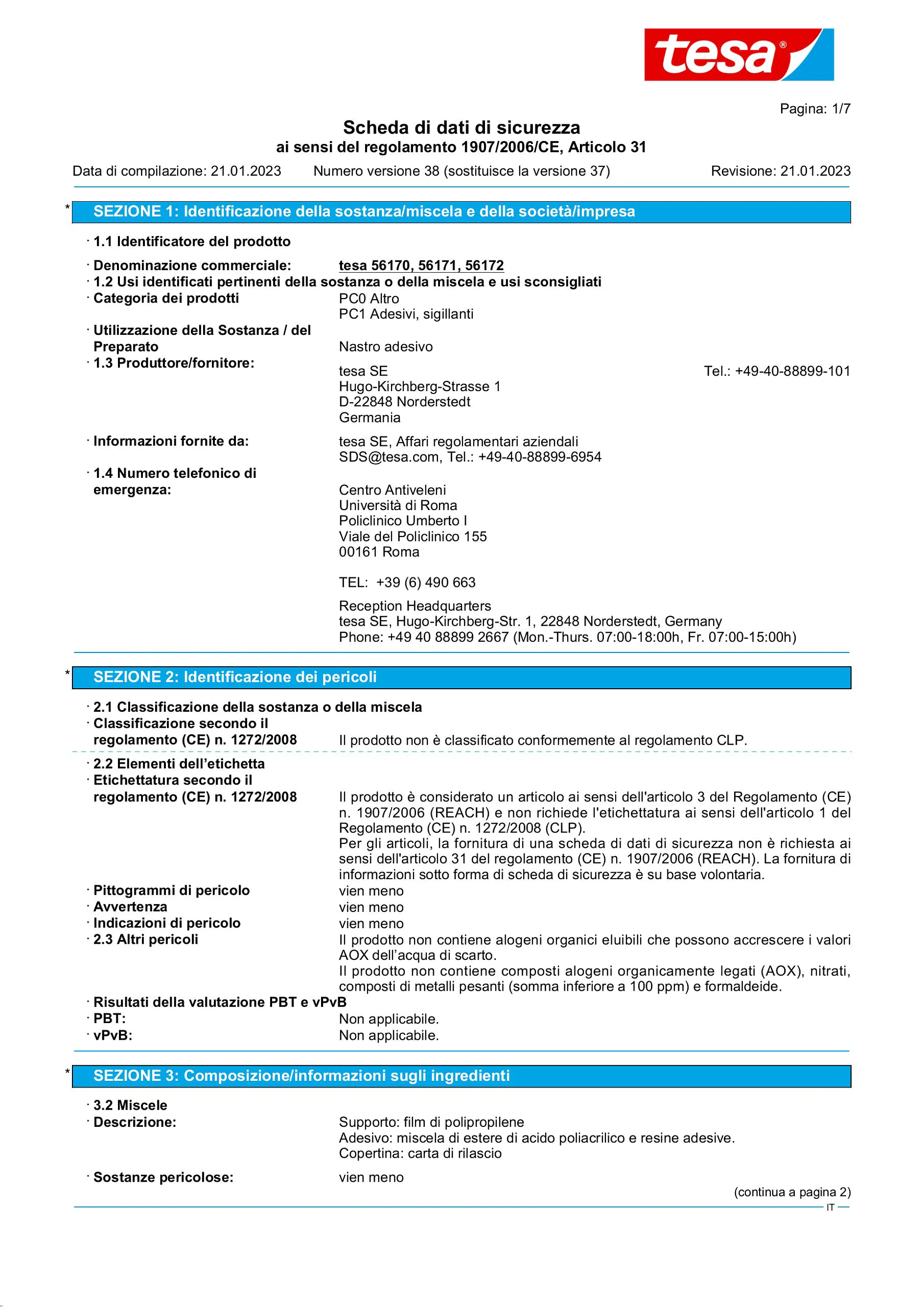 Safety data sheet_tesa® 56170_it-IT_v38