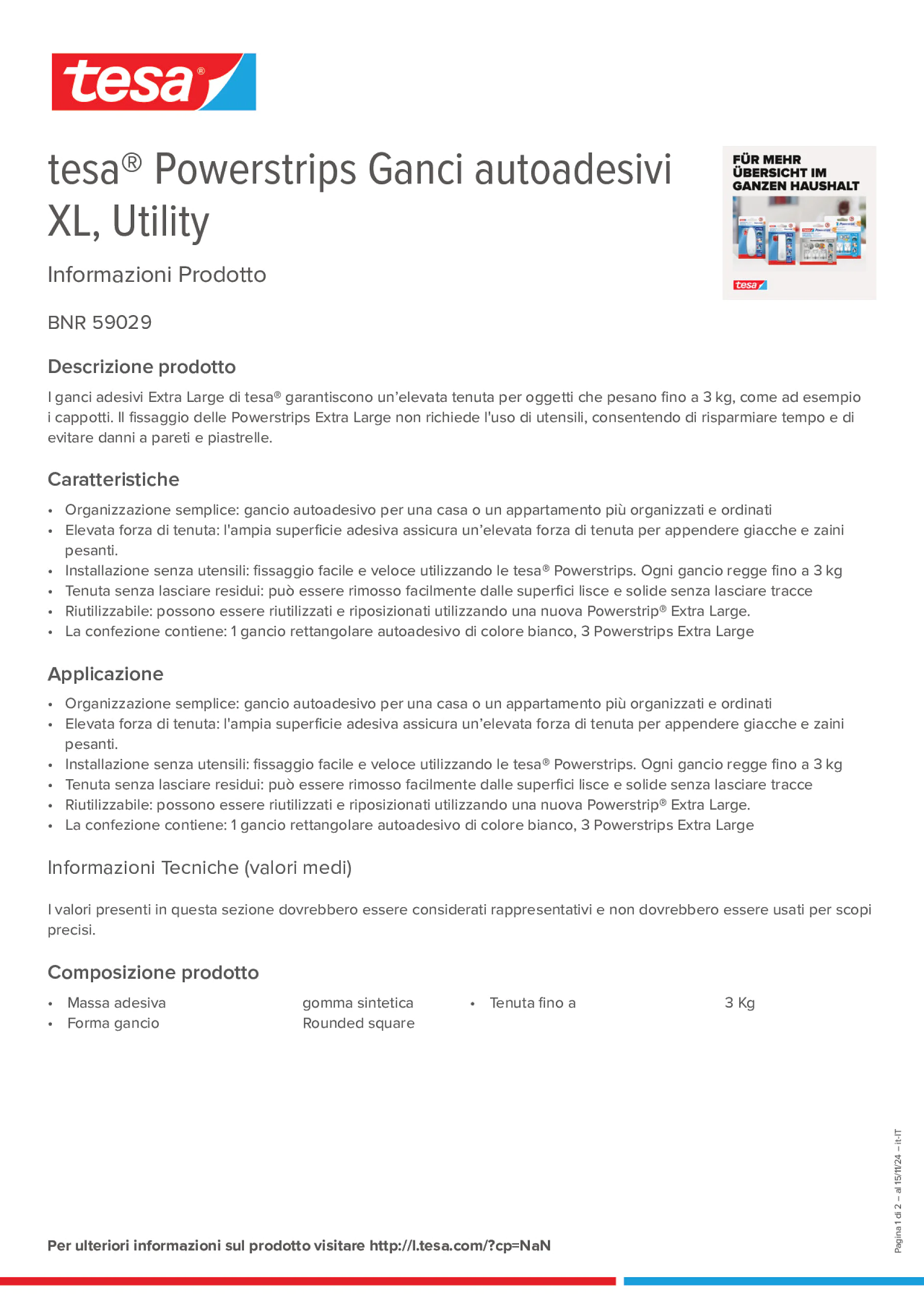 Product information_tesa® Powerstrips 59029_it-IT