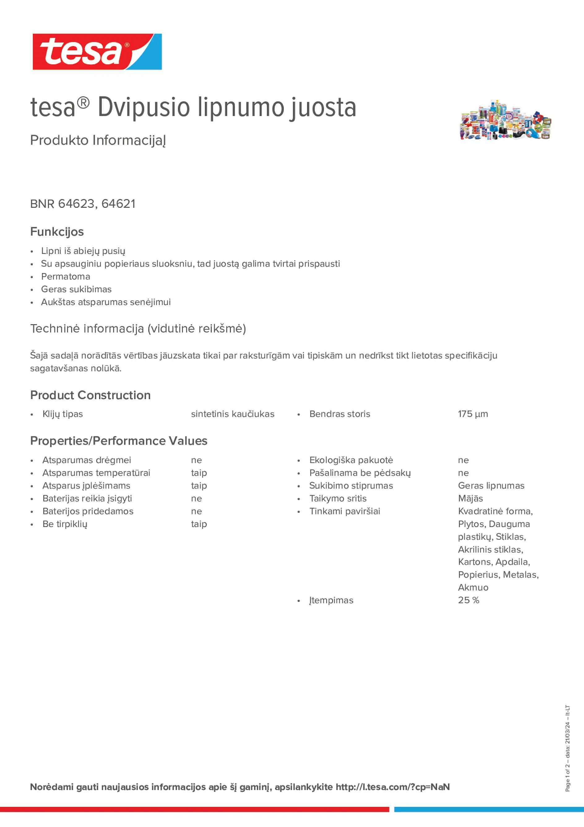 Product information_tesa® 64621_lt-LT