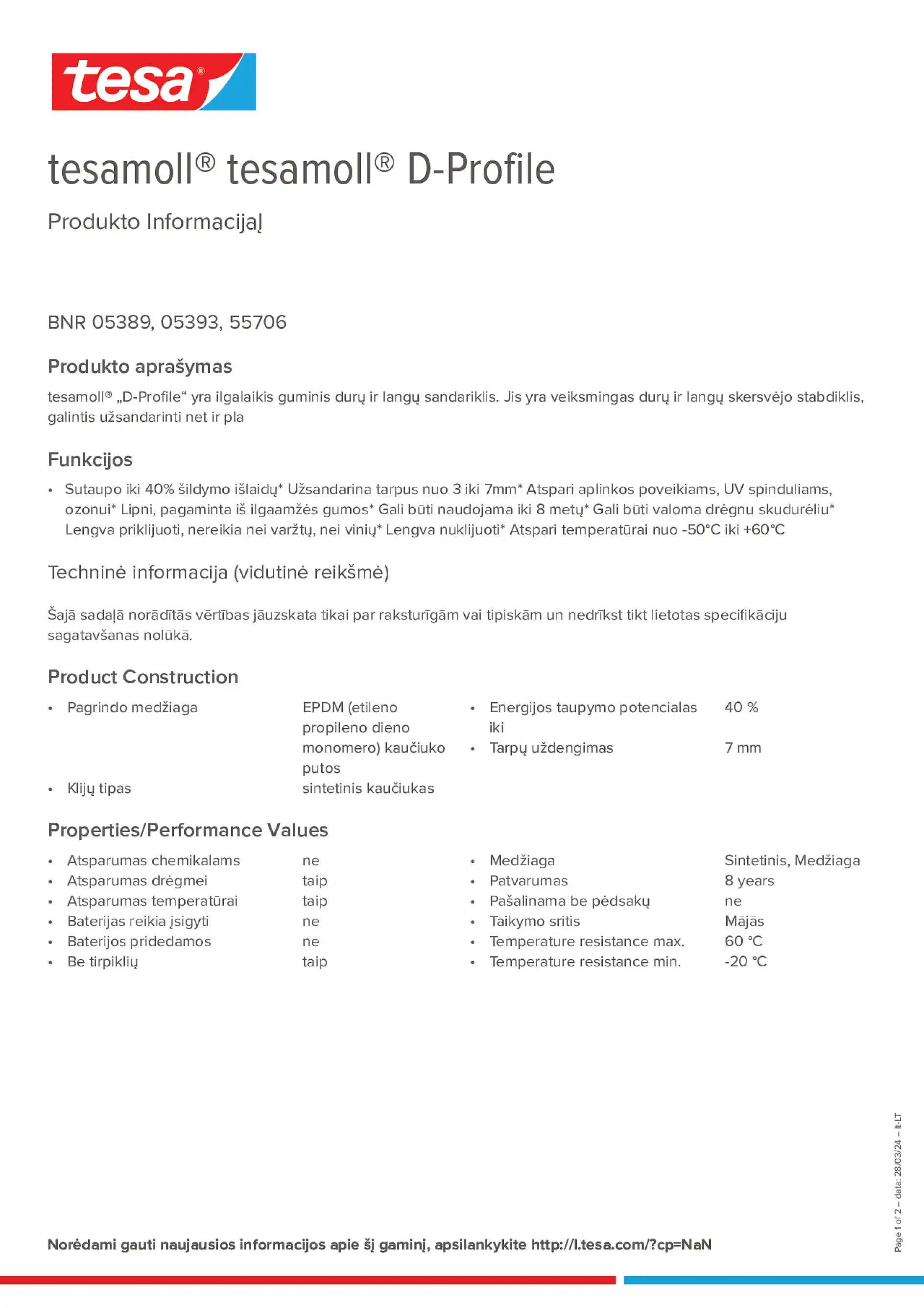 Product information_tesamoll® 5393_lt-LT
