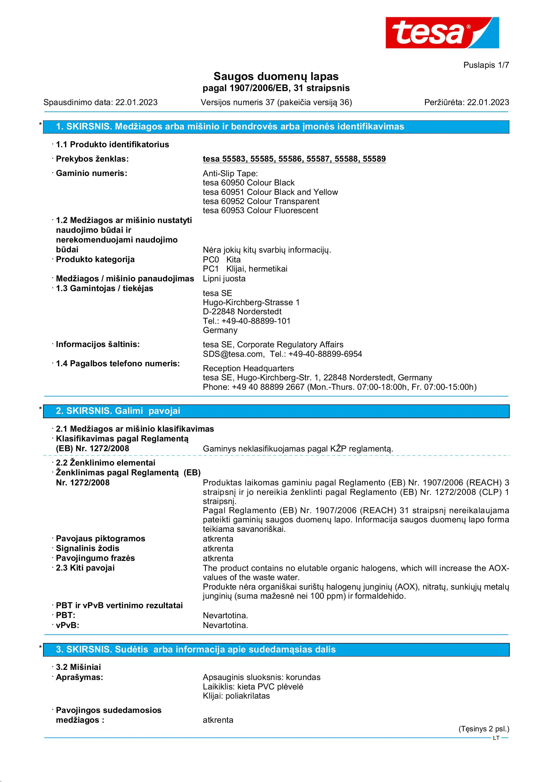 Safety data sheet_tesa® 55586_lt-LT_v37