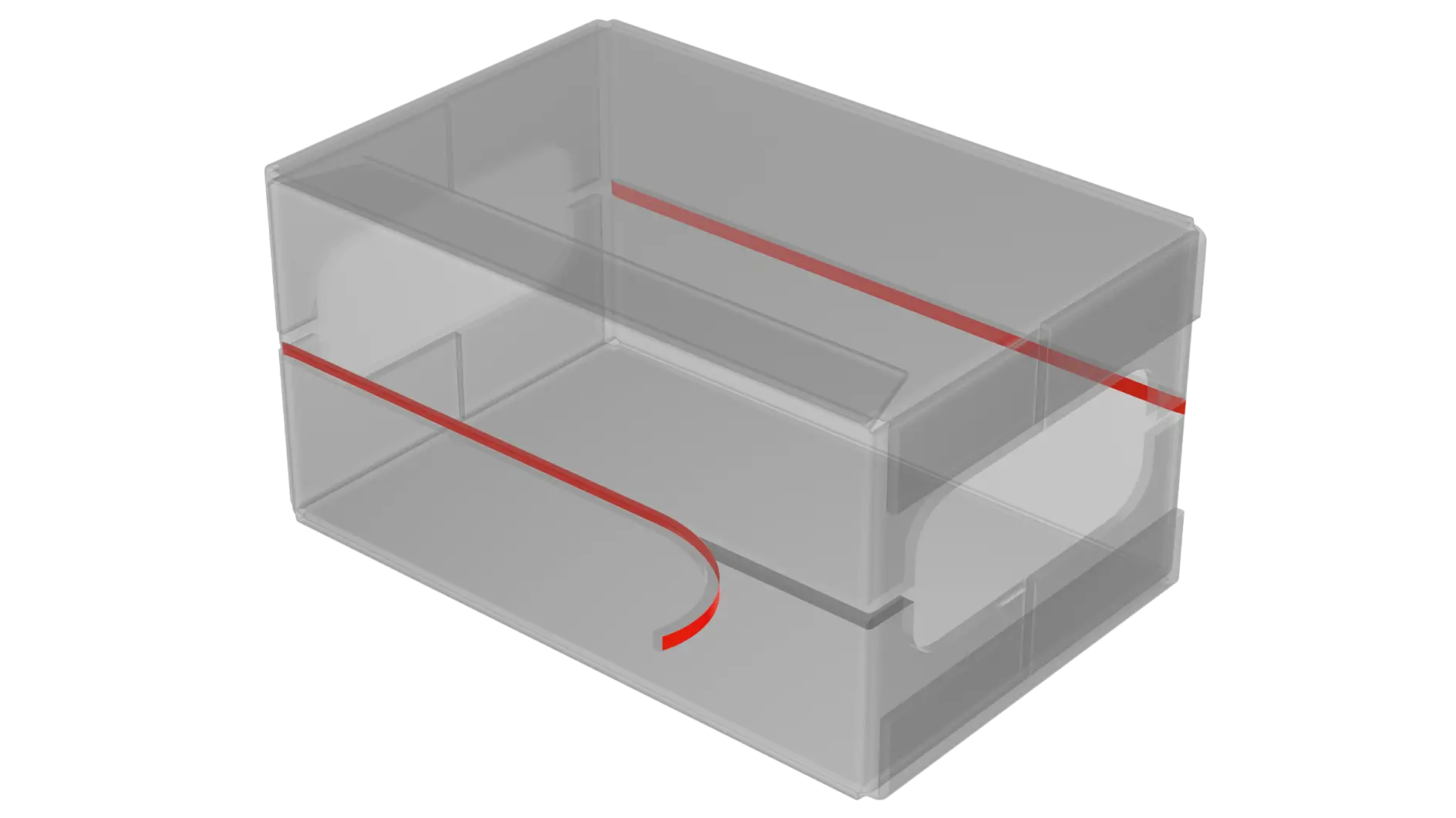 Gofrēta kartona kastes atvēršanas līmlente