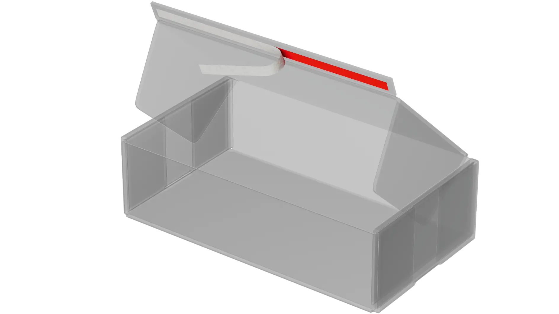 Gofrēta kartona kastes aizvēršanas līmlente