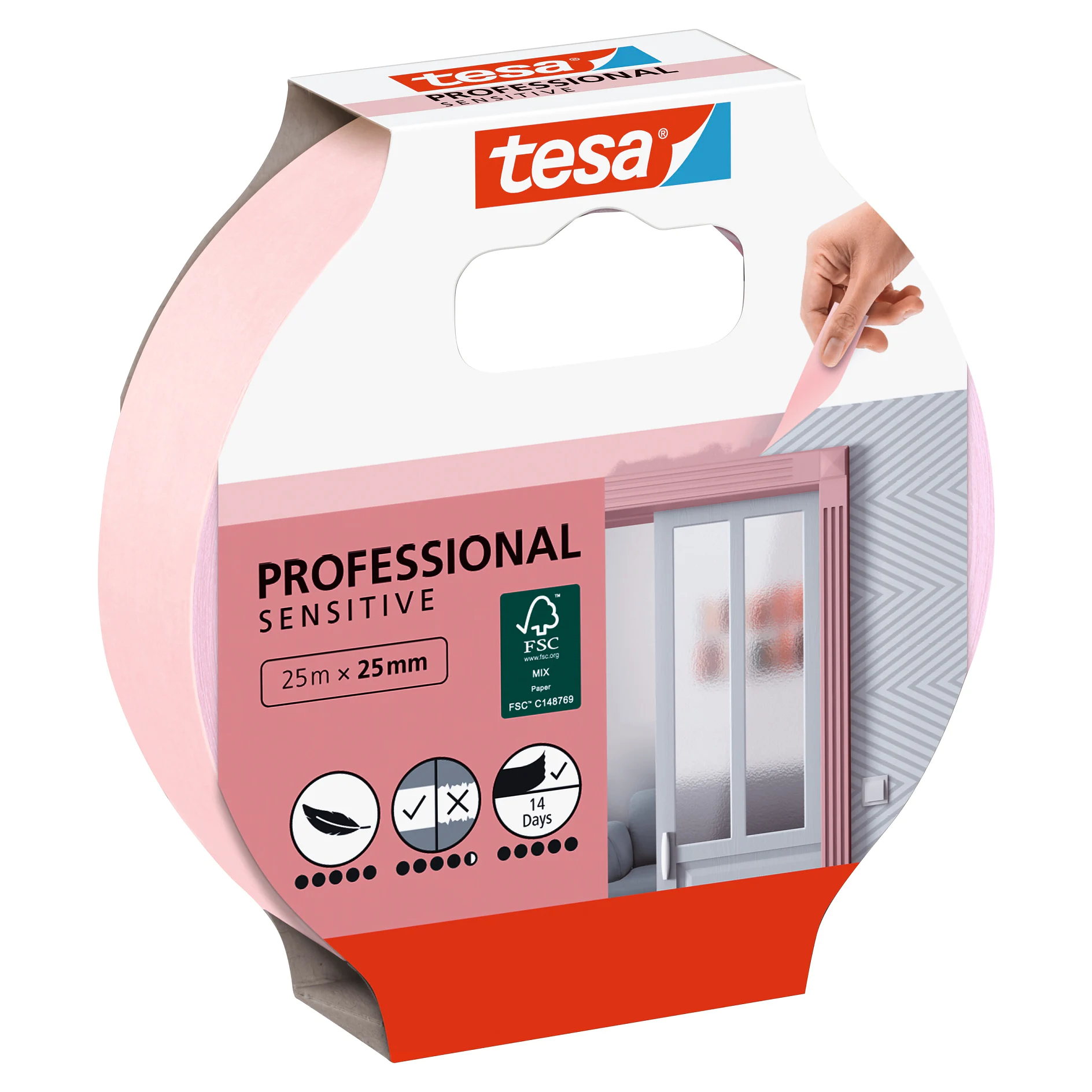 [en-en] tesa Masking&nbsp;Professional Sensitive, 25m x 25mm