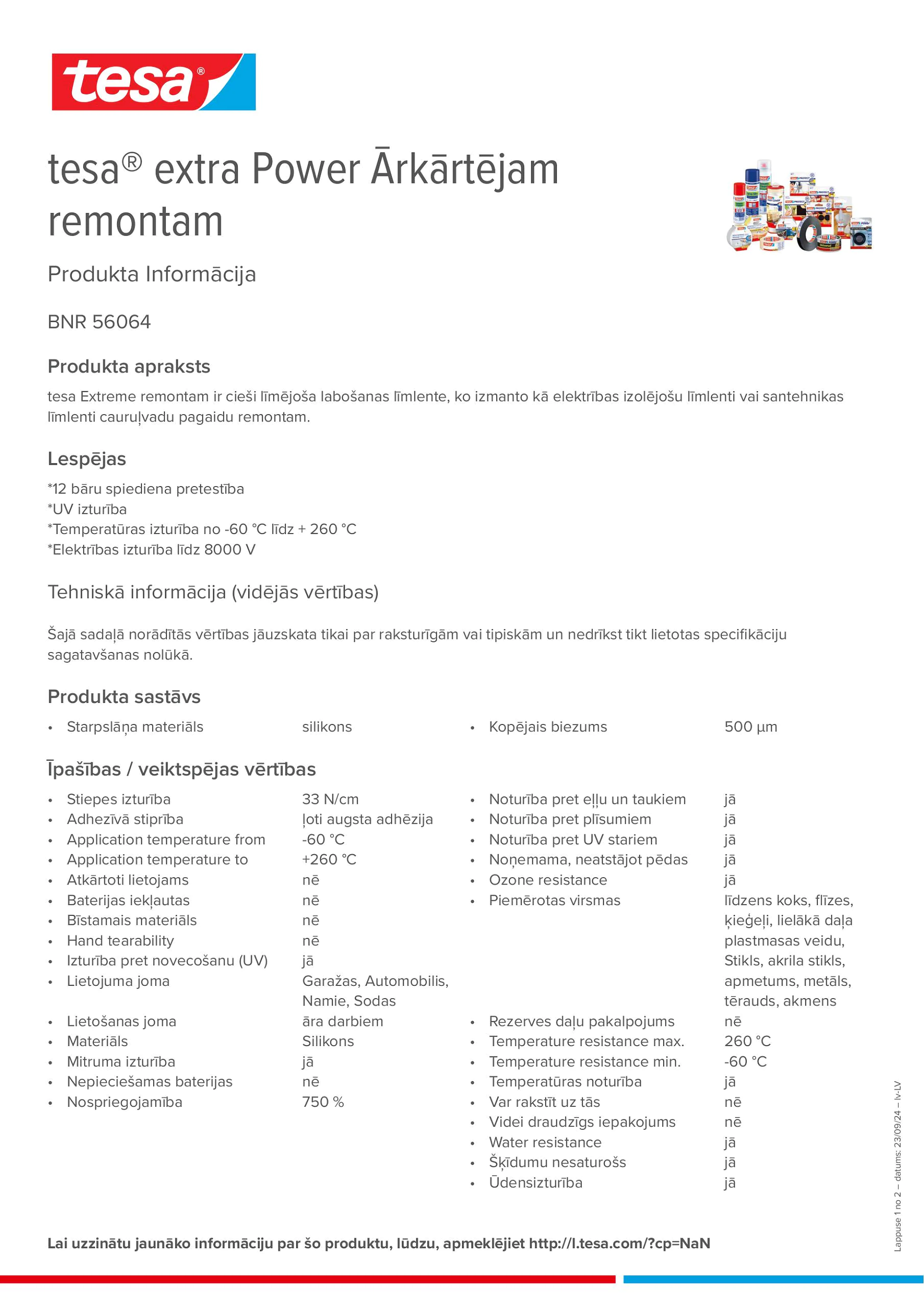 Product information_tesa® extra Power 56064_lv-LV