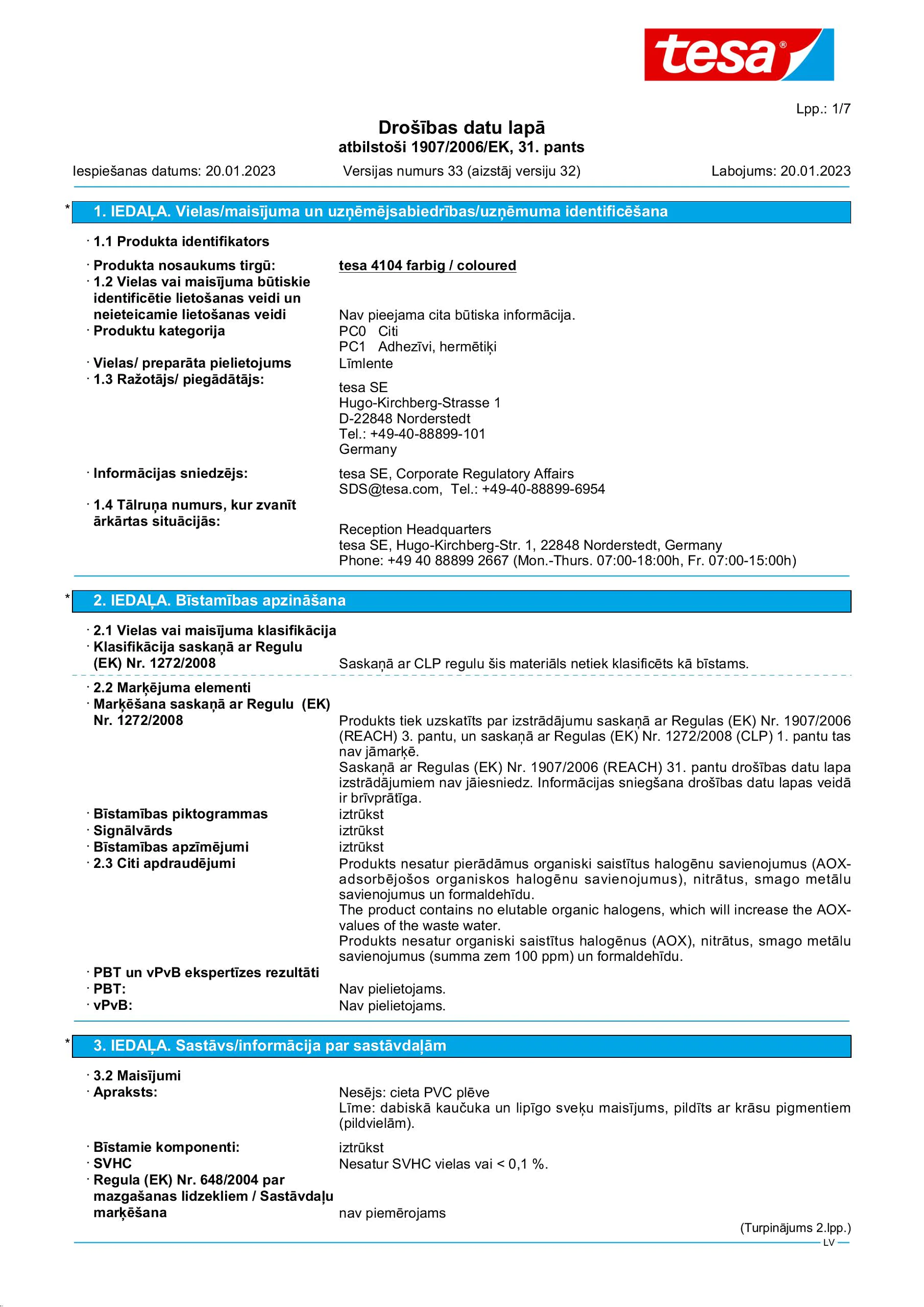 Safety data sheet_tesa® 04104_lv-LV_v33