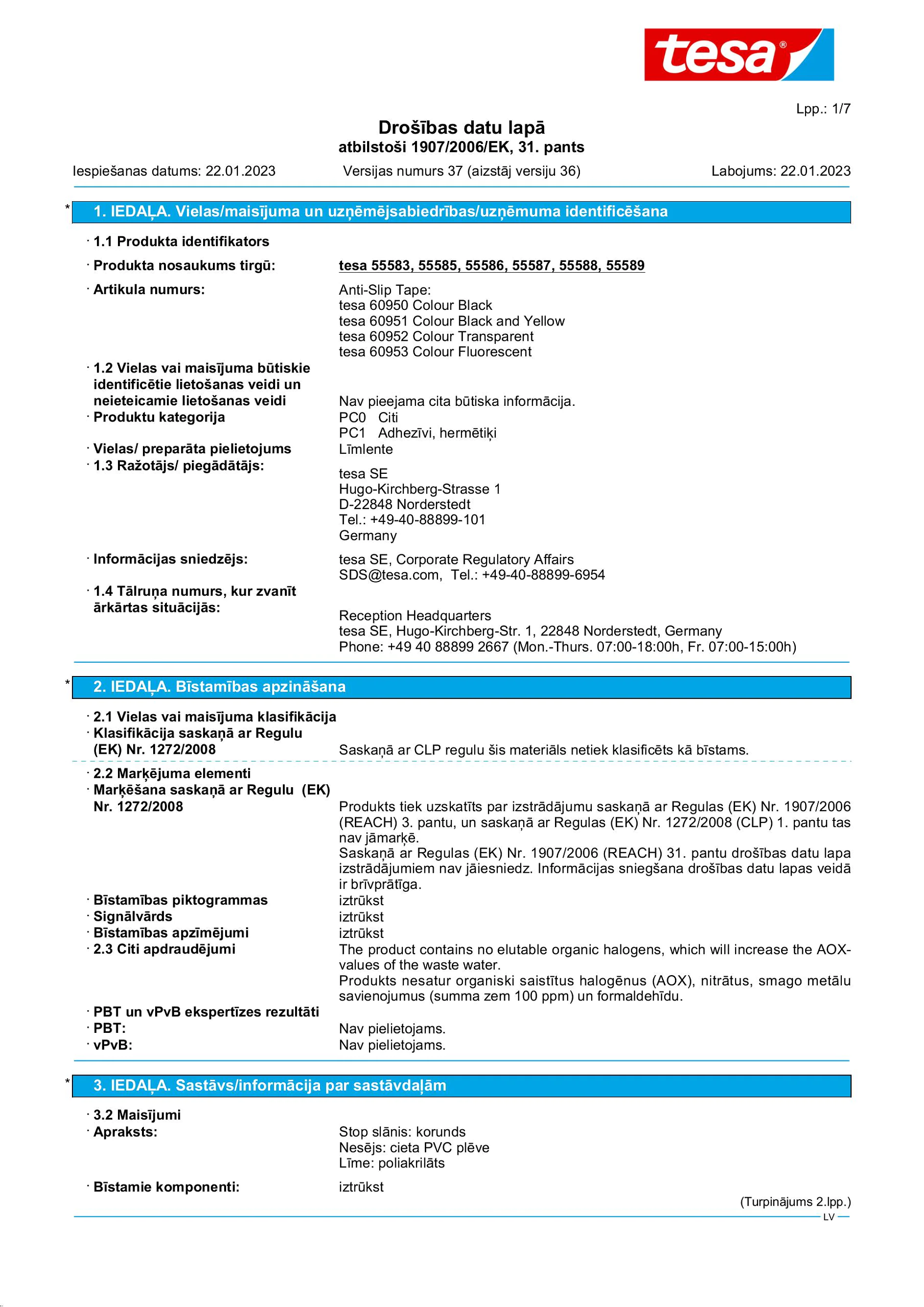 Safety data sheet_tesa® 55586_lv-LV_v37