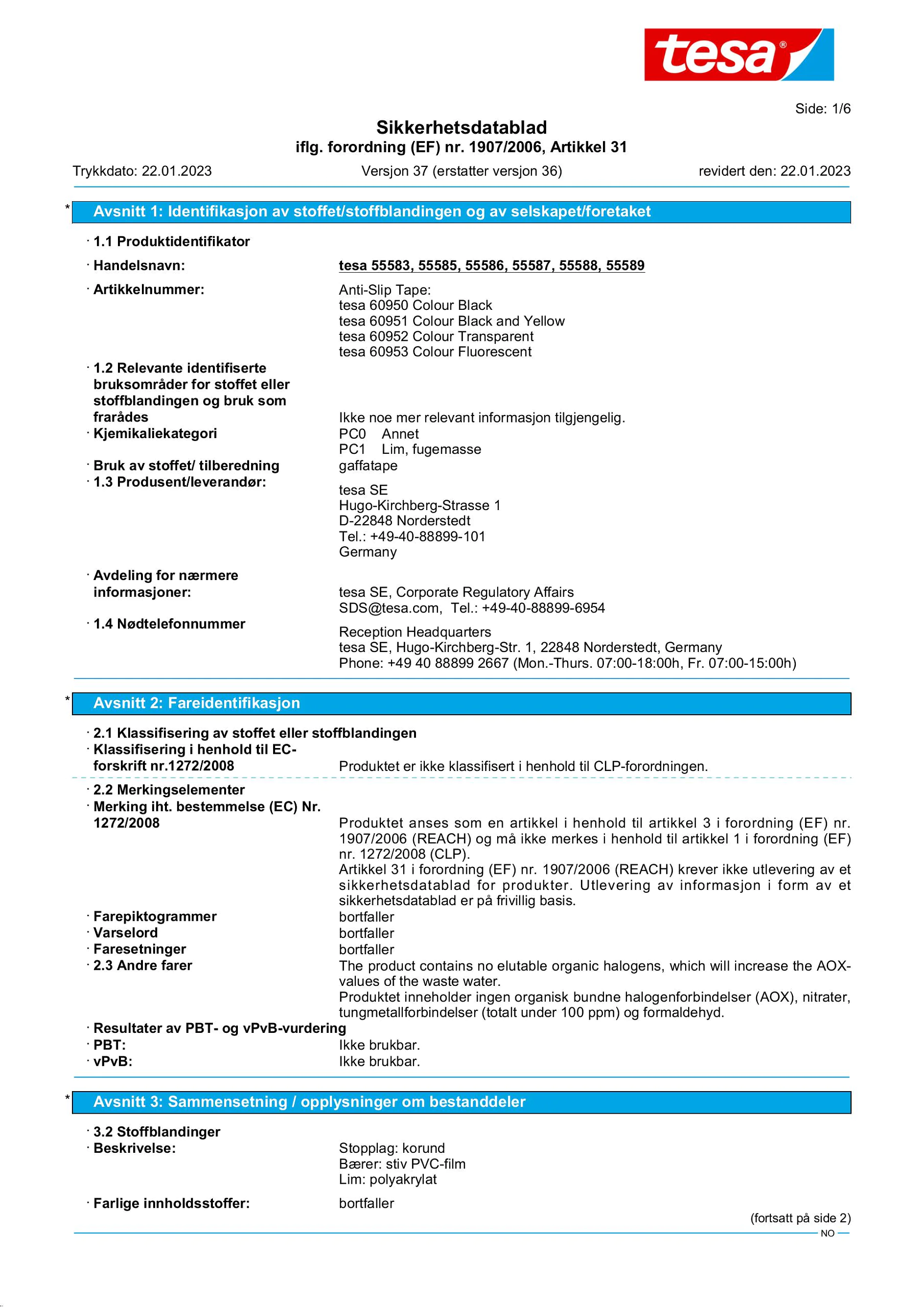 Safety data sheet_tesa® 55586_nb-NO_v37