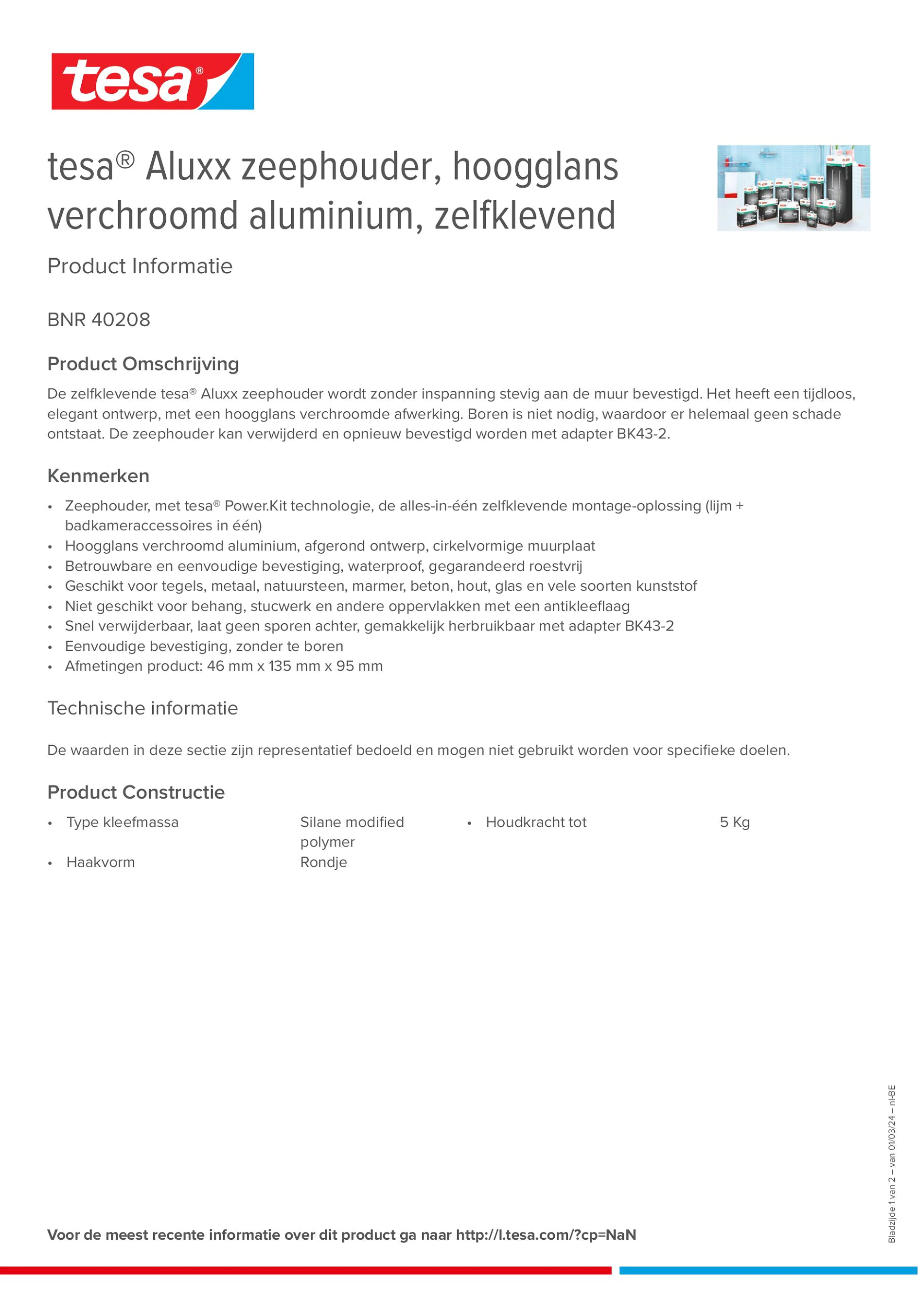 Product information_tesa® 40208_fr-BE_nl-BE