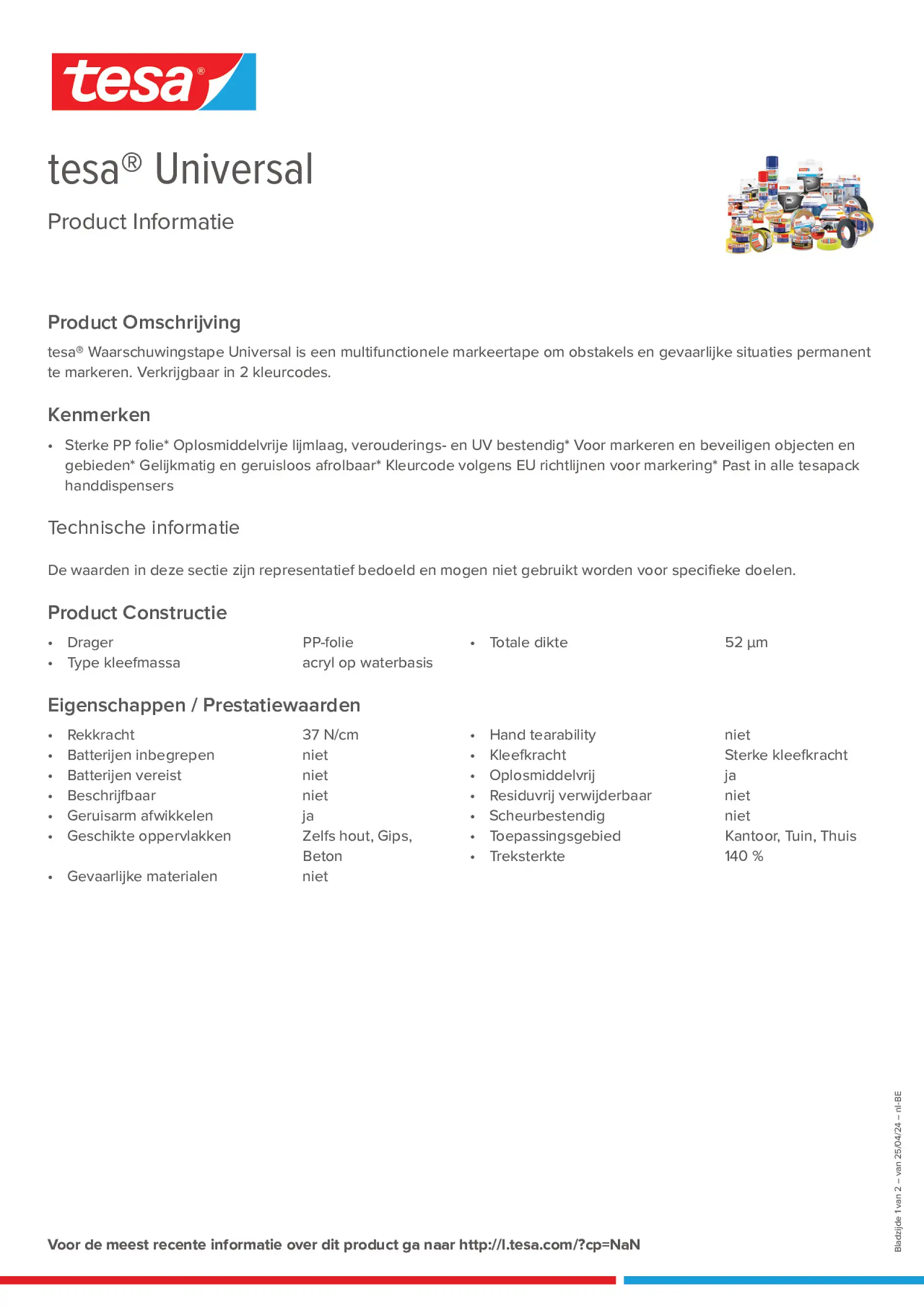 Product information_tesa® 58134YLBK_fr-BE_nl-BE