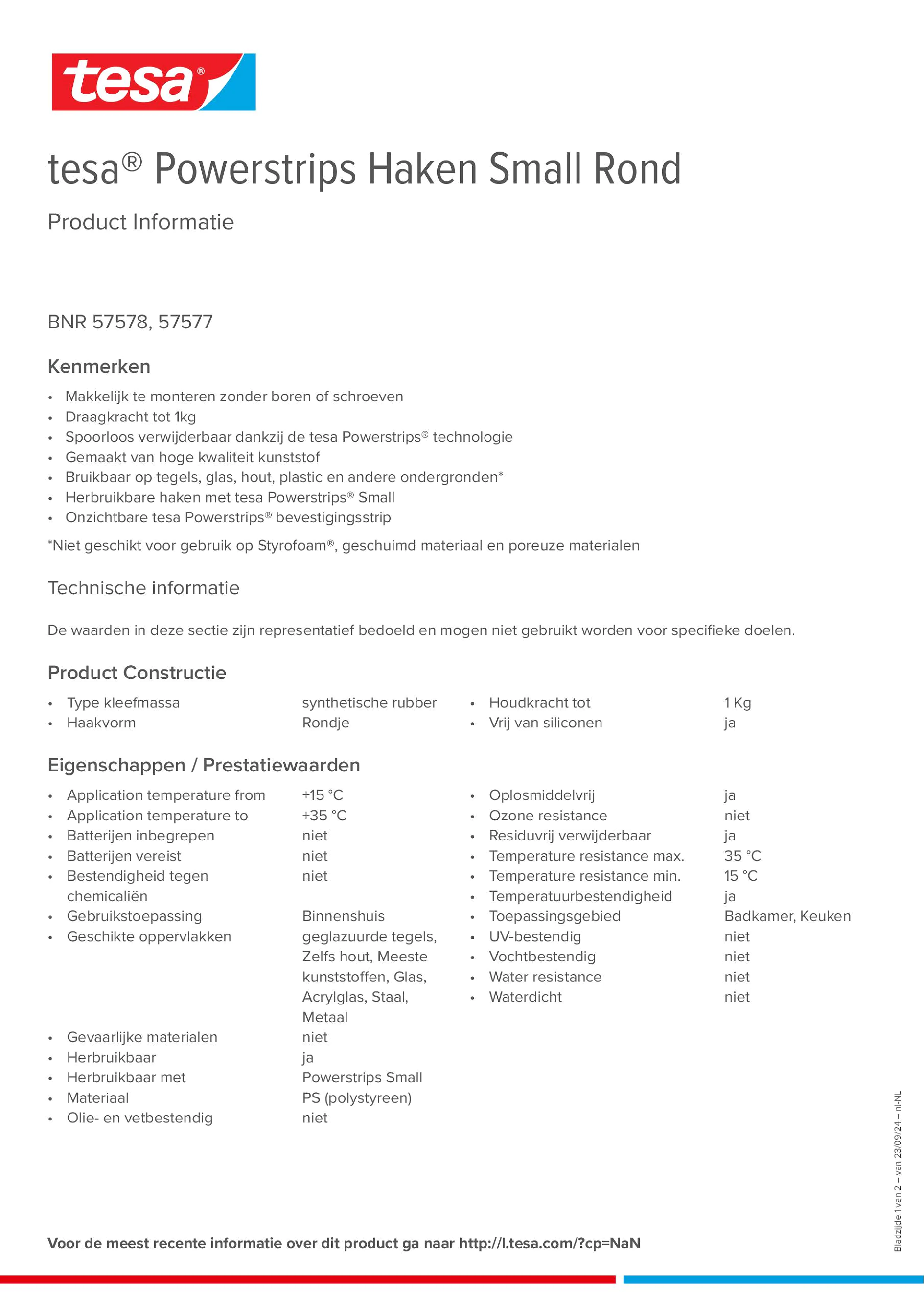 Product information_tesa® Powerstrips 57578_nl-NL