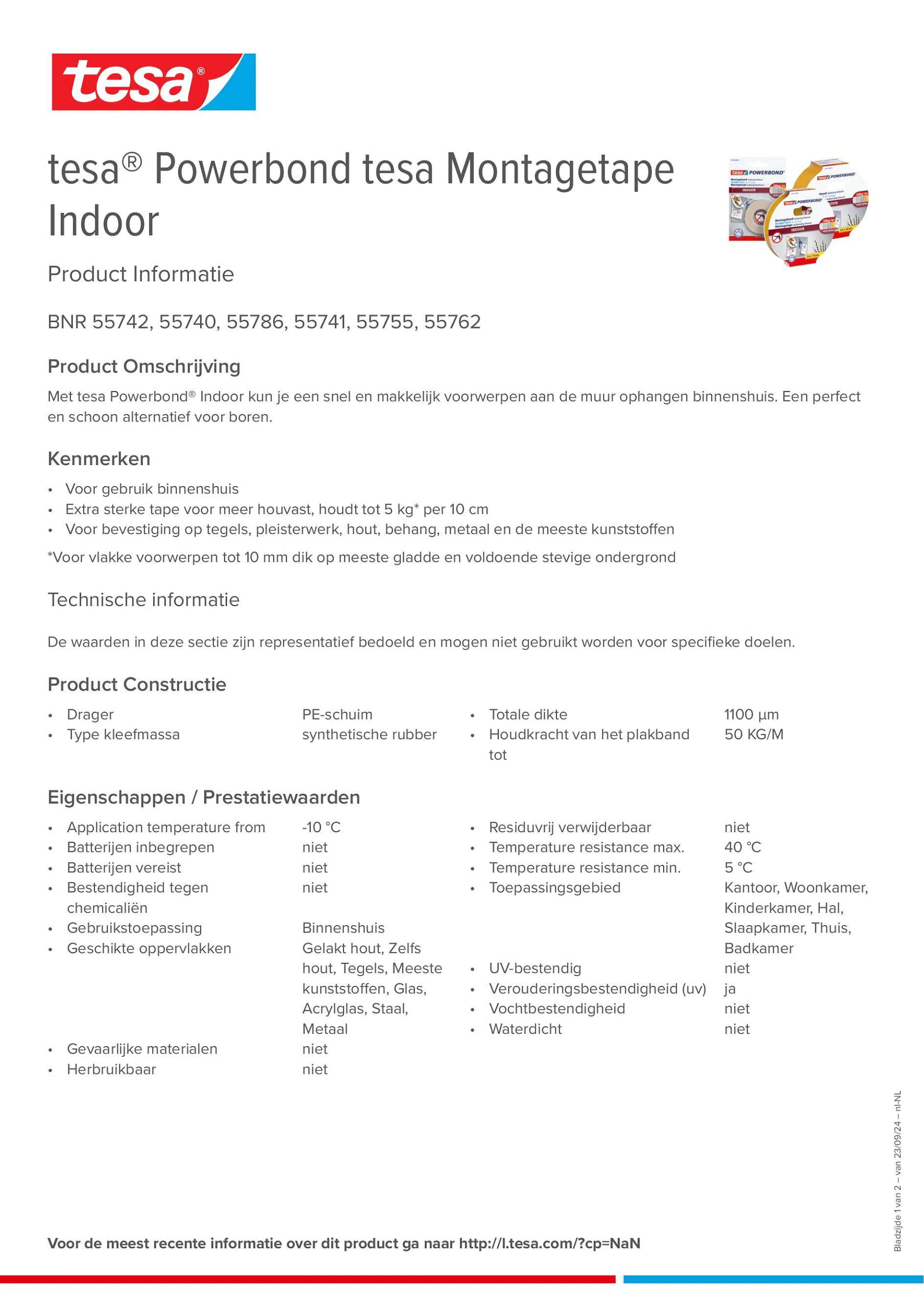 Product information_tesa® Powerbond 55740_nl-NL