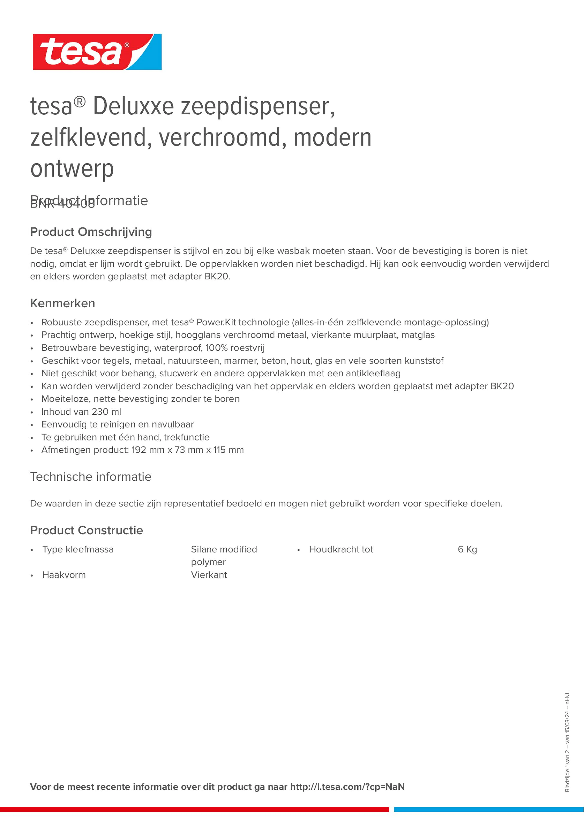 Product information_tesa® 40408_nl-NL