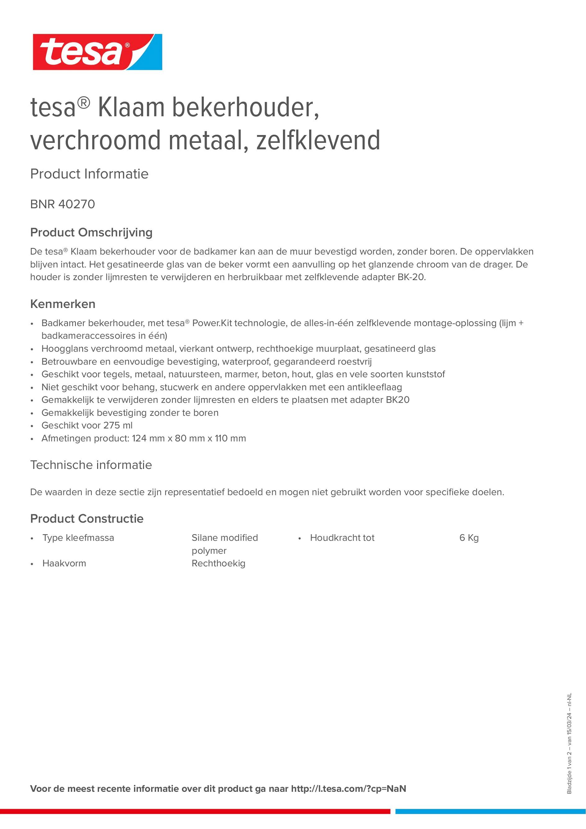 Product information_tesa® 40270_nl-NL