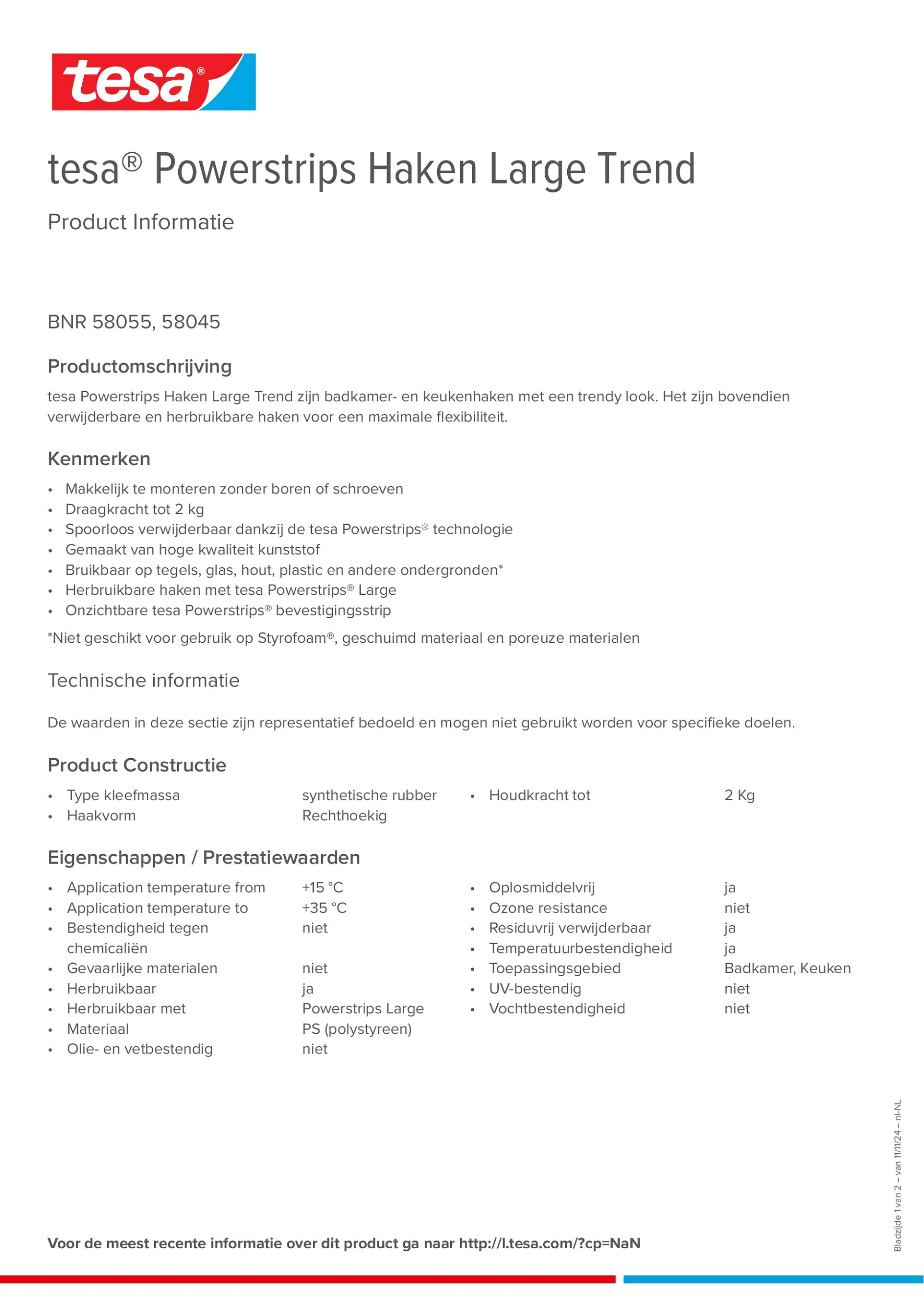 Product information_tesa® Powerstrips 58045_nl-NL