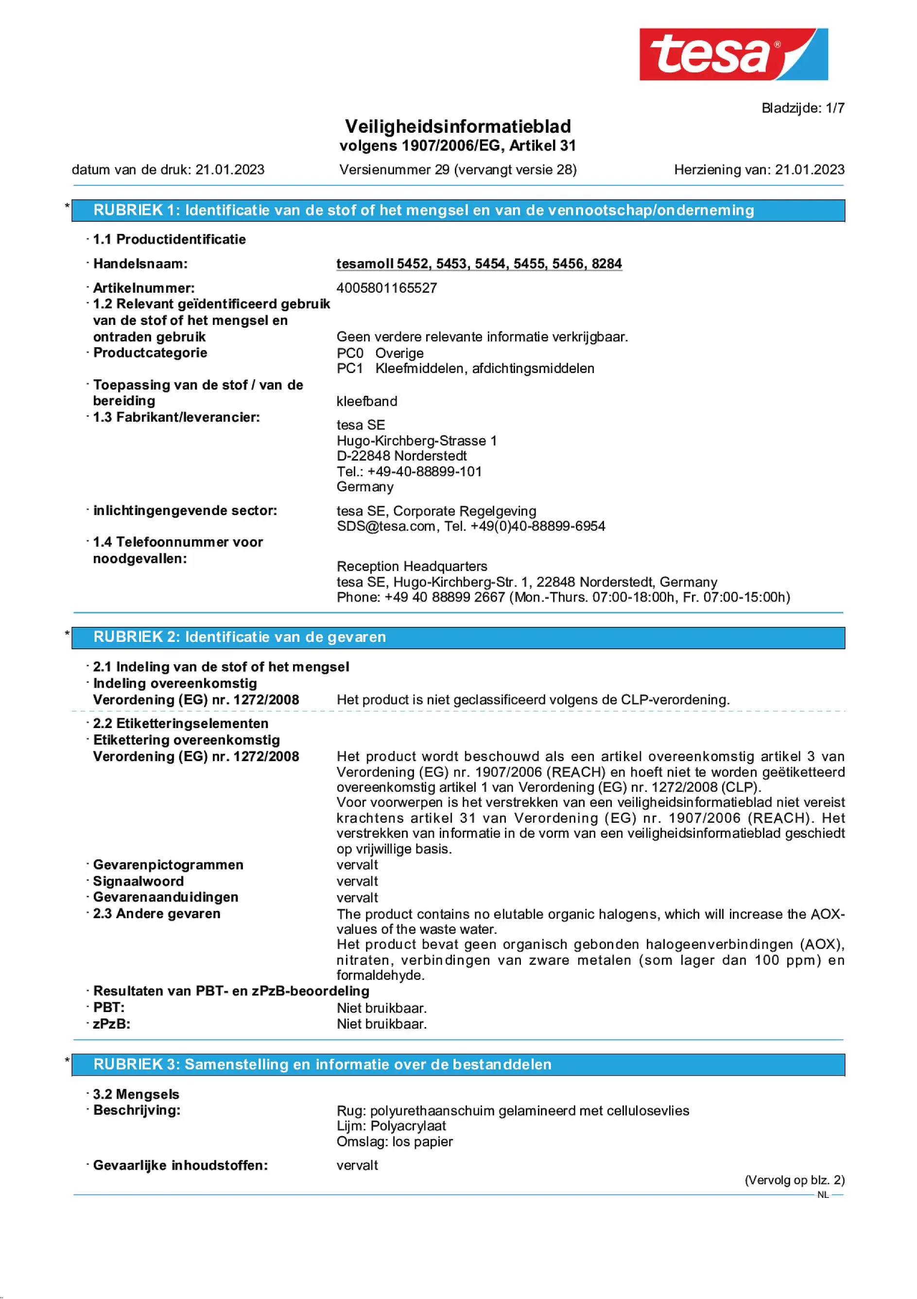 Safety data sheet_tesamoll® 55604_nl-NL_v29