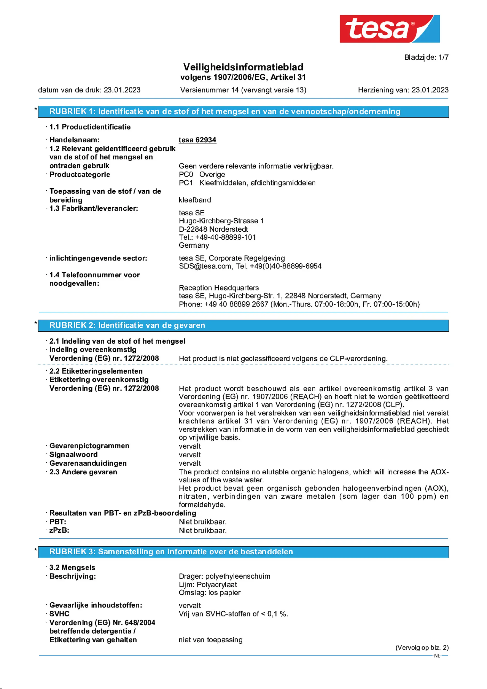 Safety data sheet_tesa® 62934_nl-NL_v14