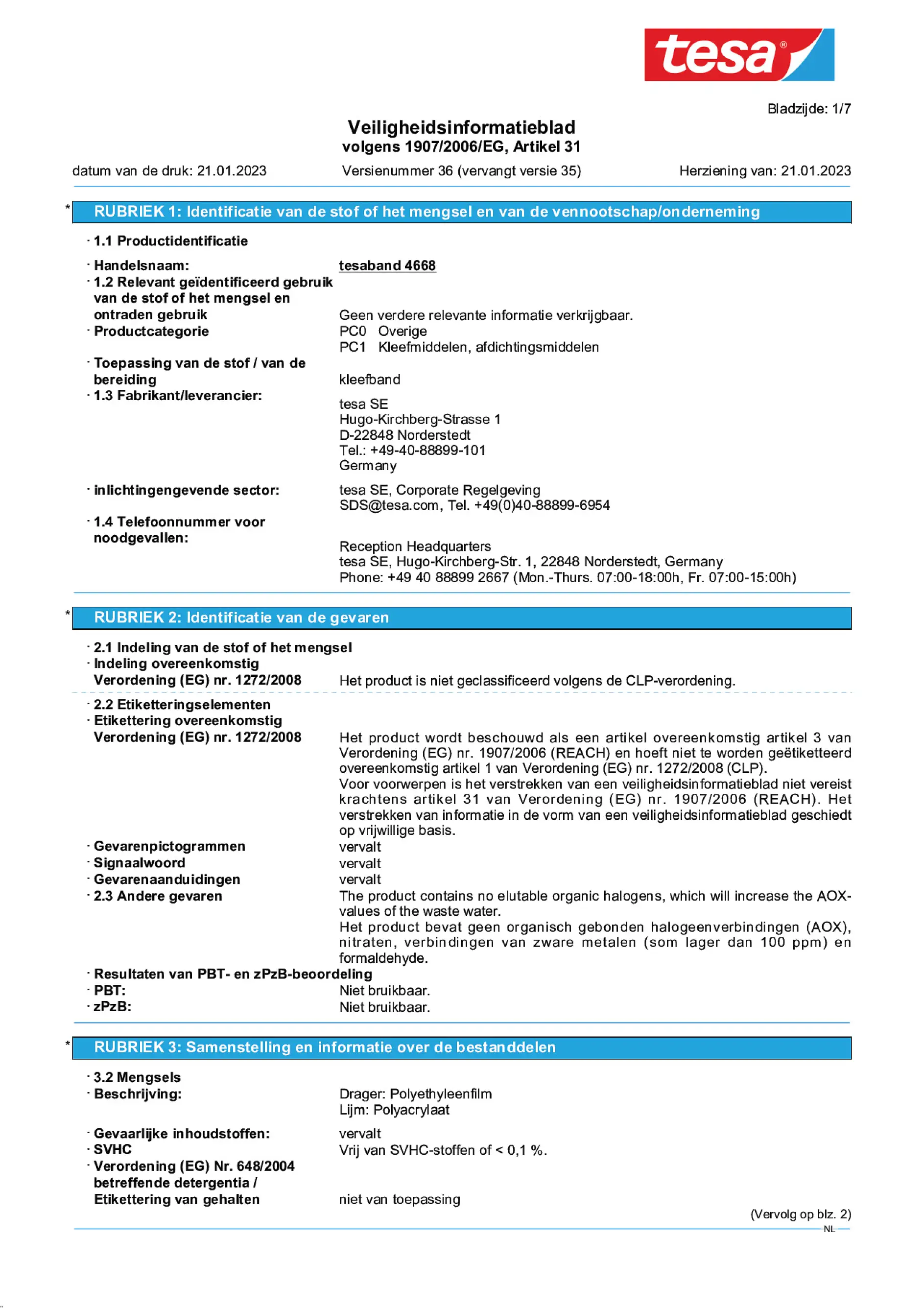 Safety data sheet_tesa® Professional 04668_nl-NL_v36