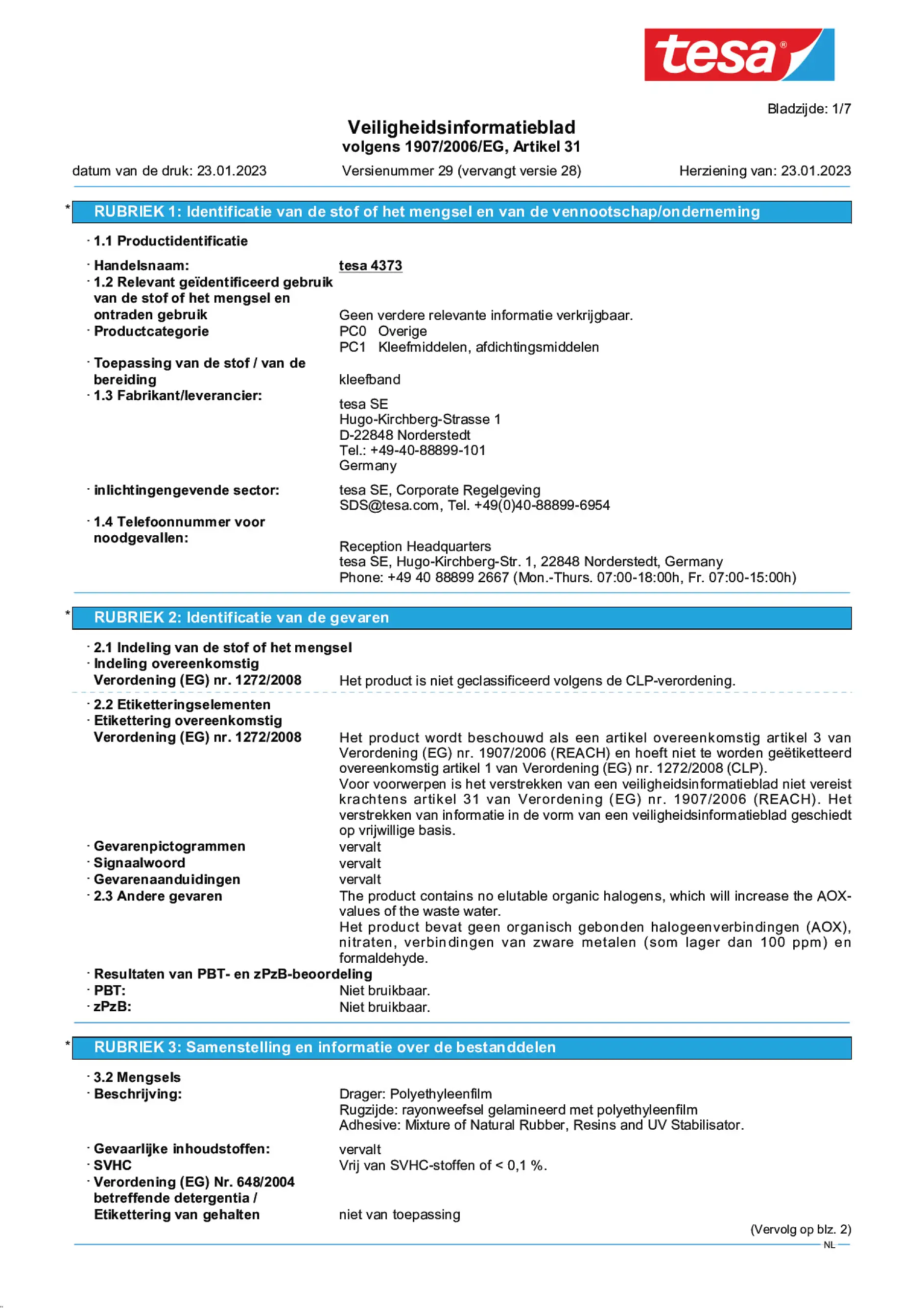 Safety data sheet_tesa® Professional 04373_nl-NL_v29