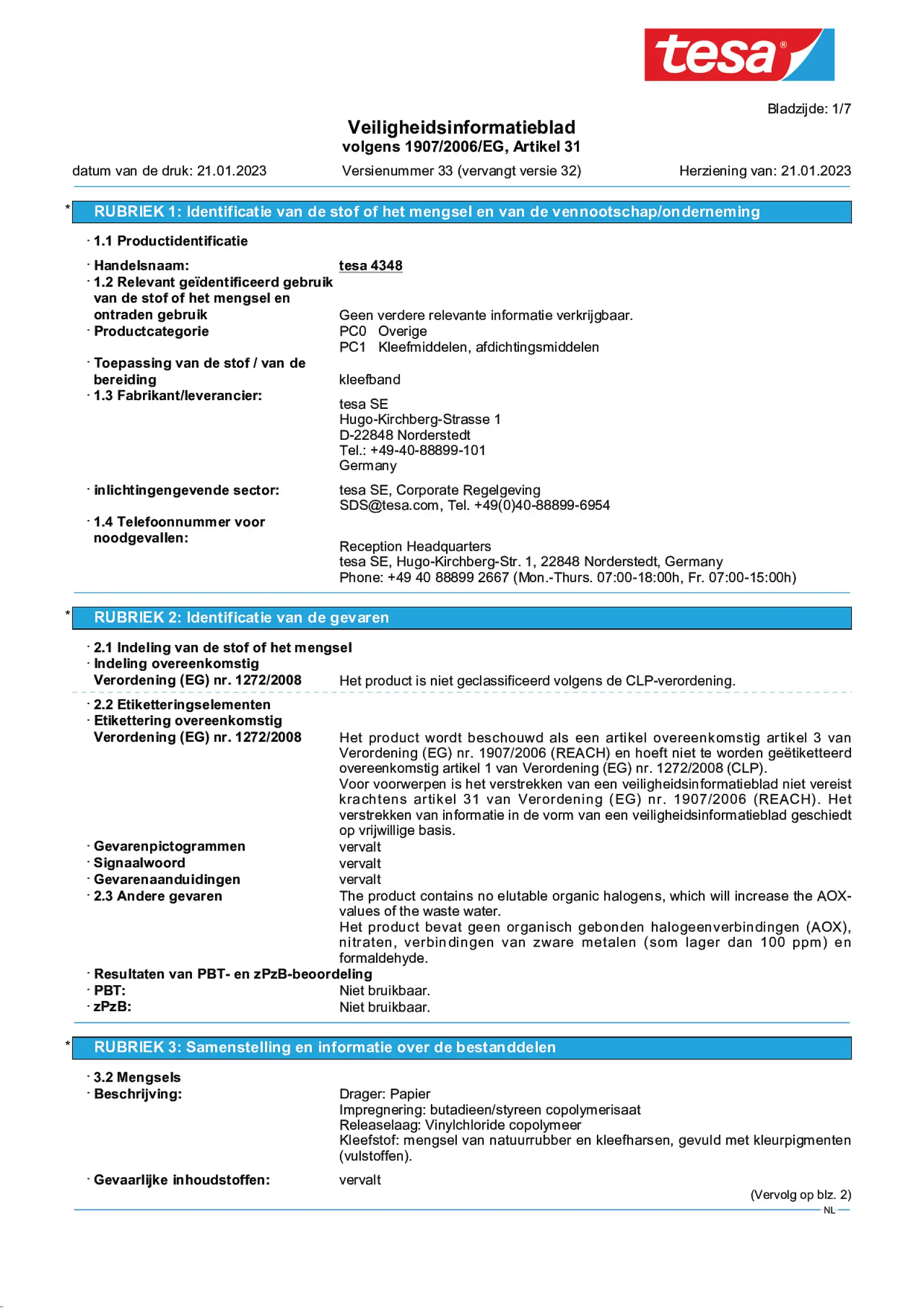 Safety data sheet_tesa® Professional 04348_nl-NL_v33
