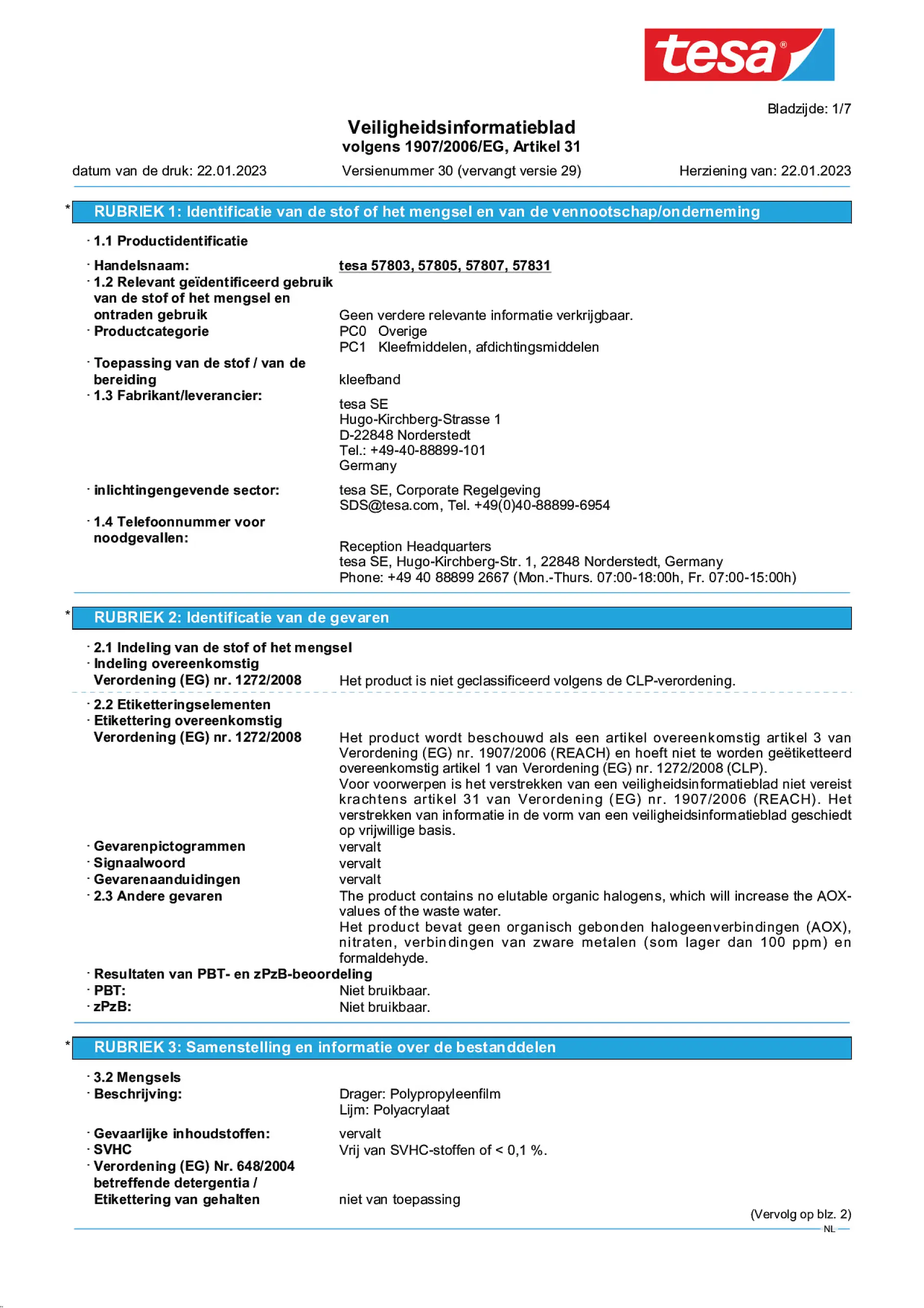 Safety data sheet_tesapack® 57807_nl-NL_v30