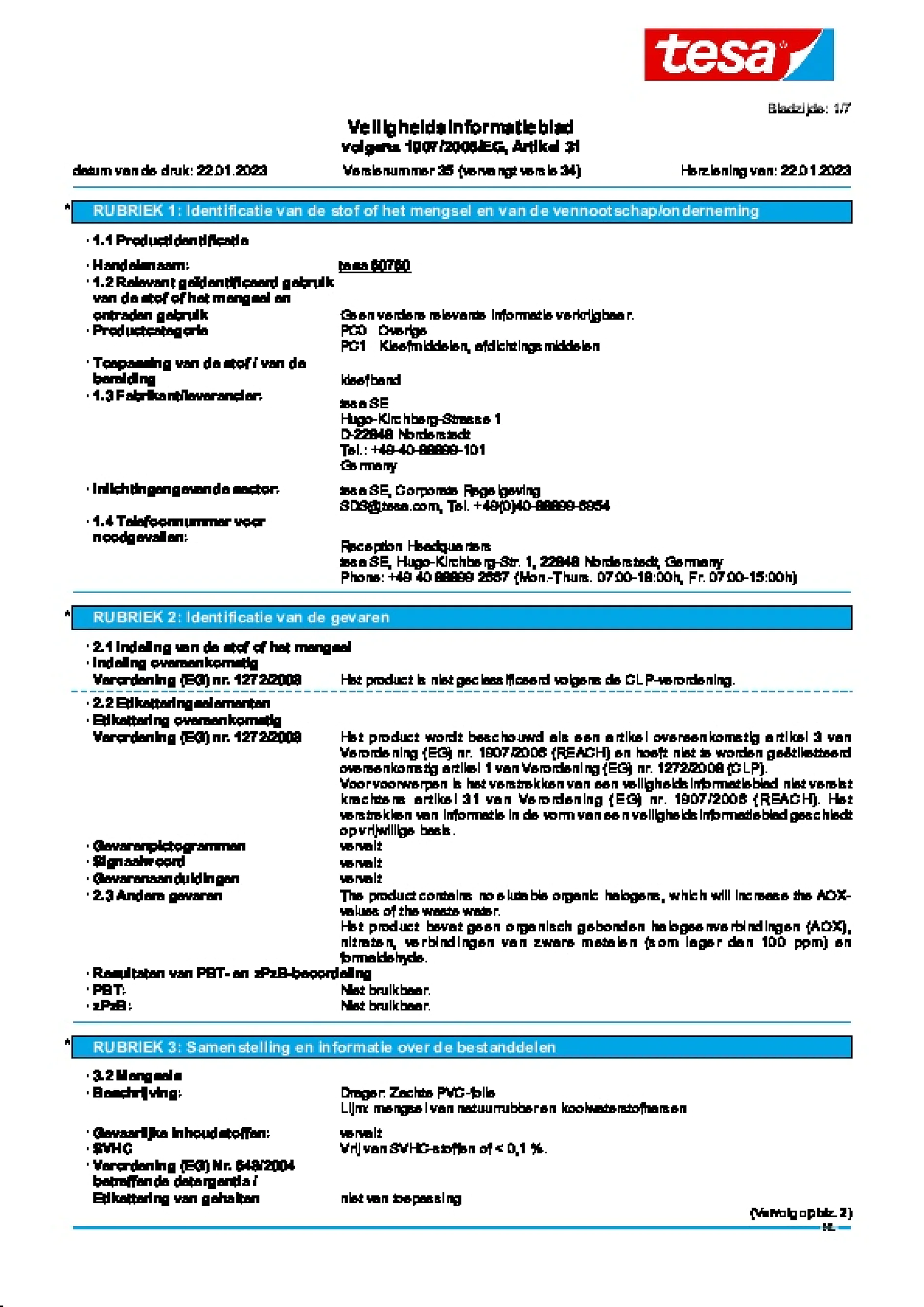 Safety data sheet_tesa® 60760_nl-NL_v35