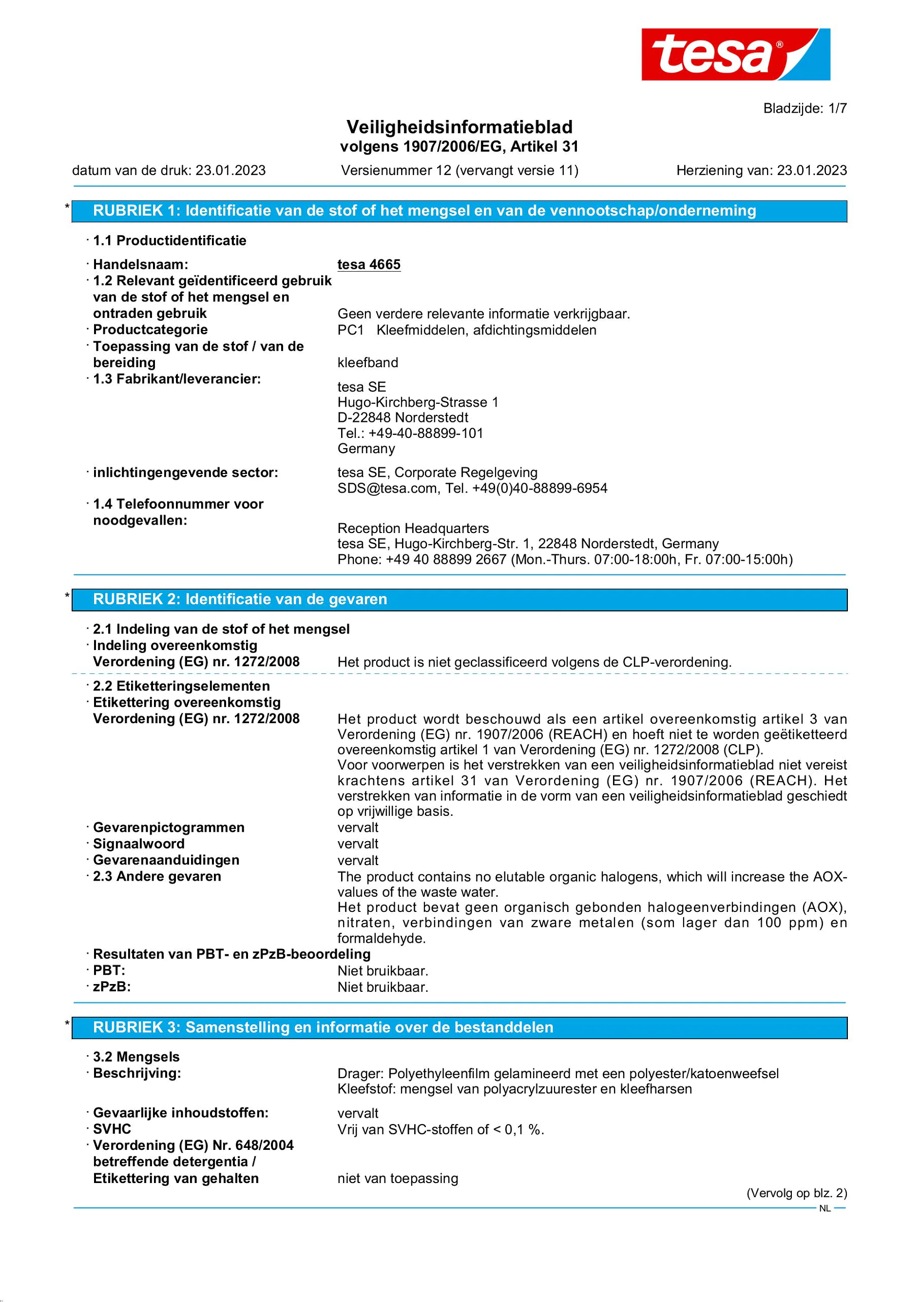 Safety data sheet_tesa® Professional 04665_nl-NL_v12