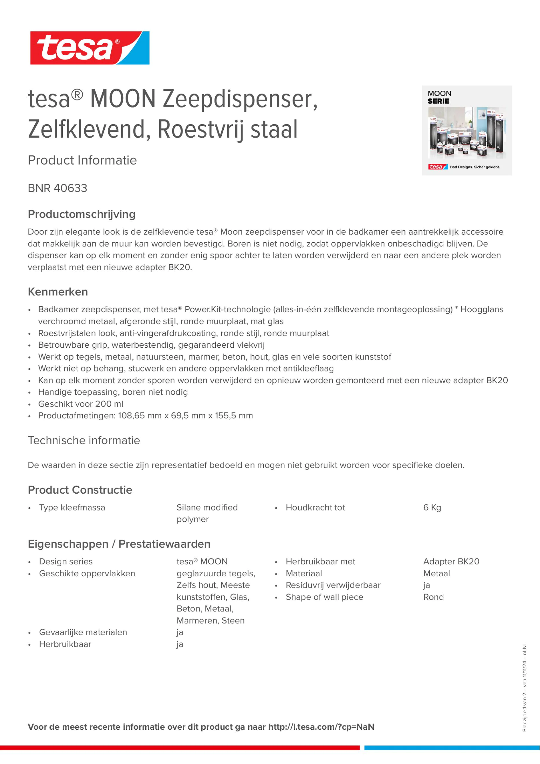 Product information_tesa® 40633_nl-NL