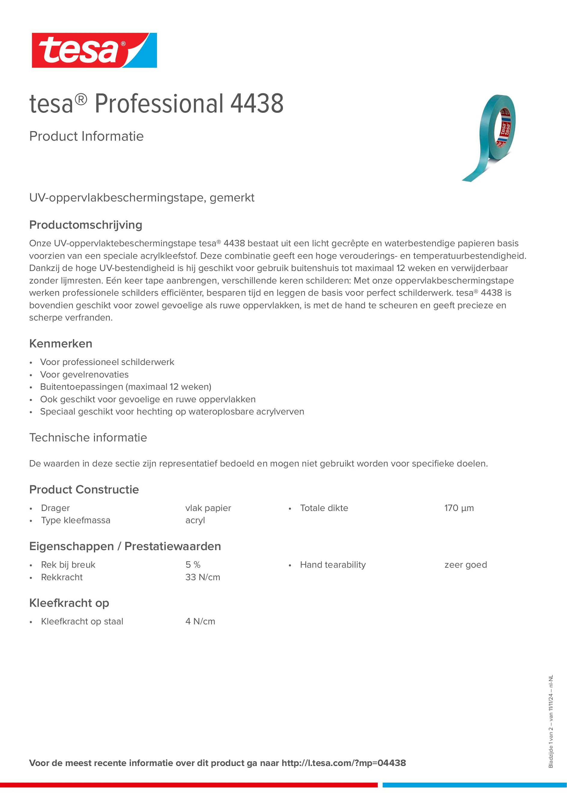 Product information_tesa® Professional 04438_nl-NL